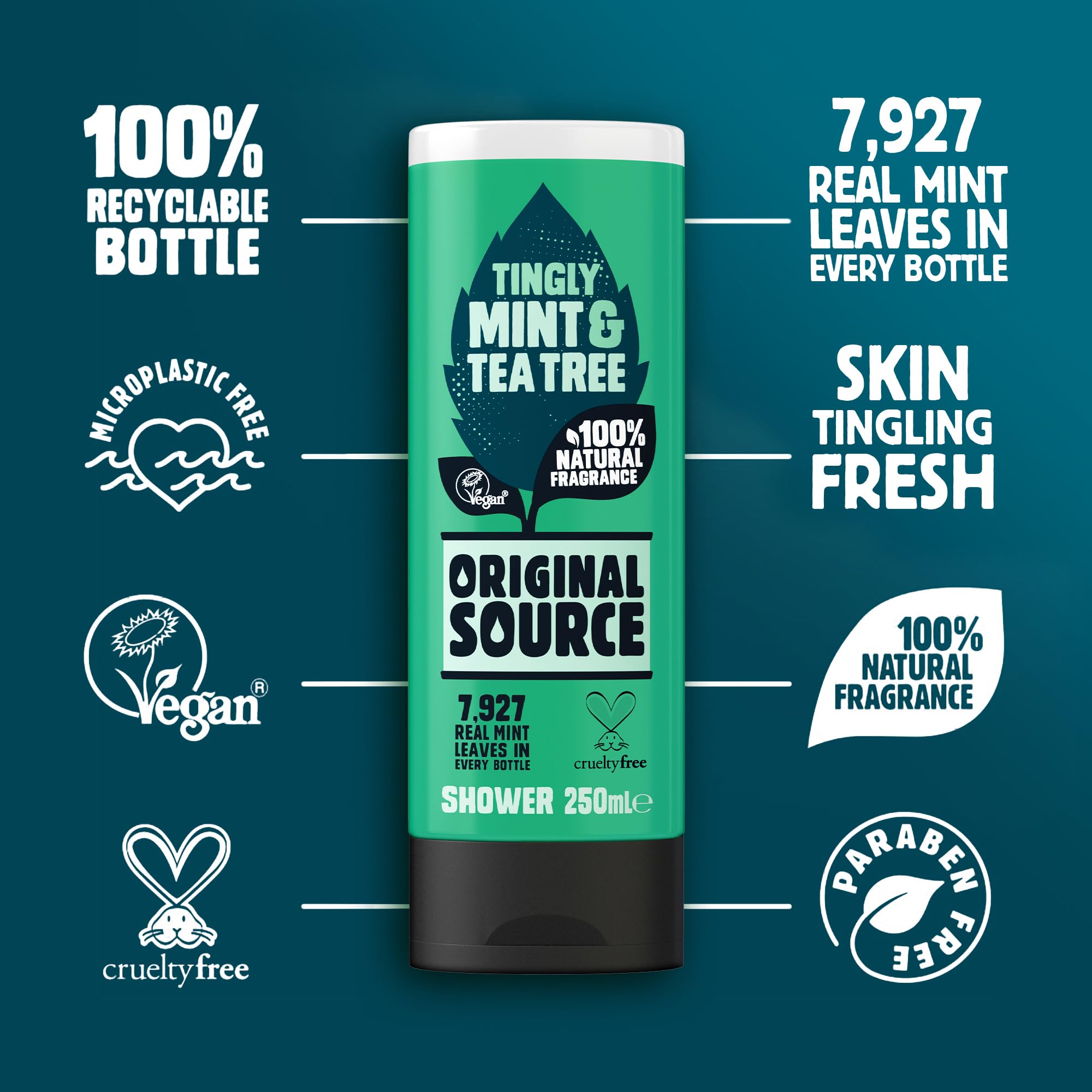 Original Source Shower Gel (Mint & Tea Tree) 250ml