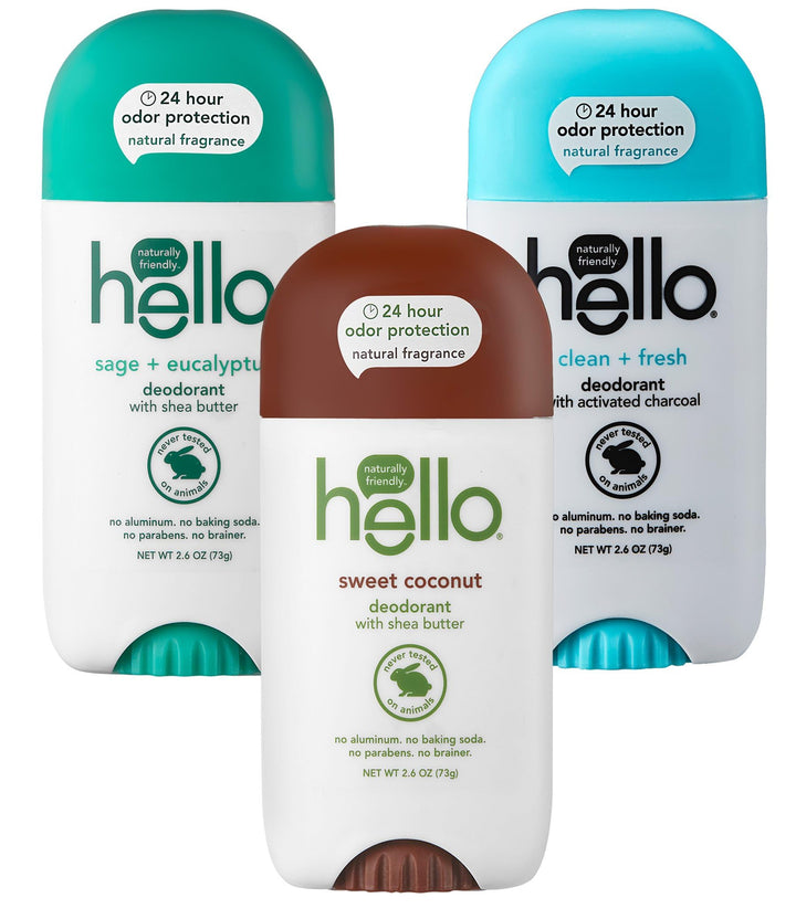 HELLO Sweet Coconut Deodorant, 2.6 OZ