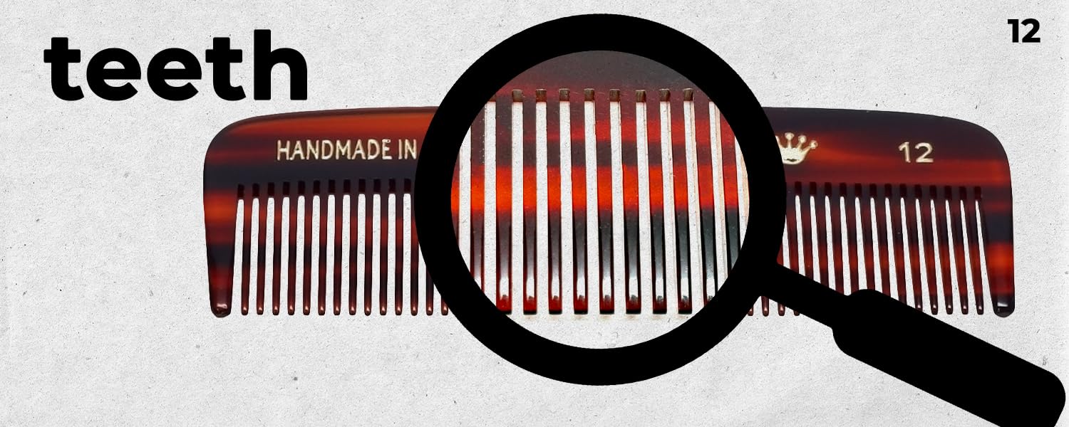 Hand-made tortoise comb #12
