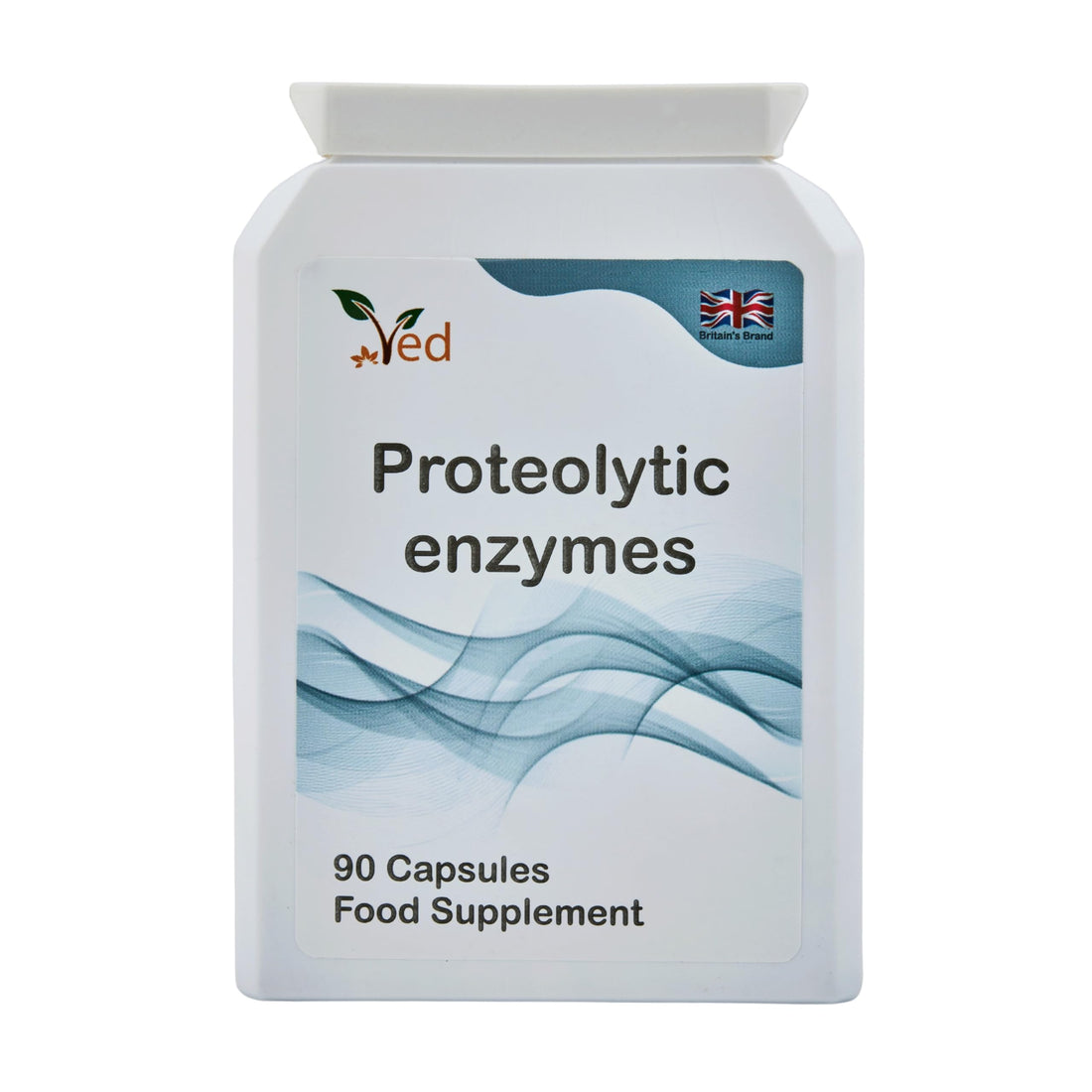 Ved Systemic Proteolytic Enzymes Complex, Mixed Enzyme Formula with Ginger 5 mg & Ionic Trade Minerals 15 mg 90 Capsule(3 Months Supply)