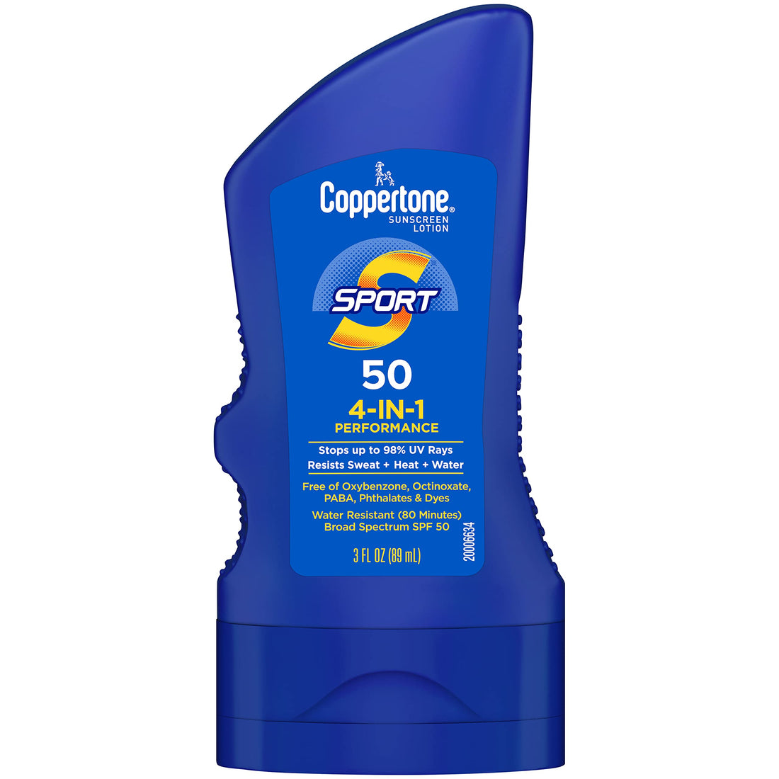 Coppertone SPORT Sunscreen Lotion Broad Spectrum SPF 50 (3 Fluid Ounce) (Packaging may vary)