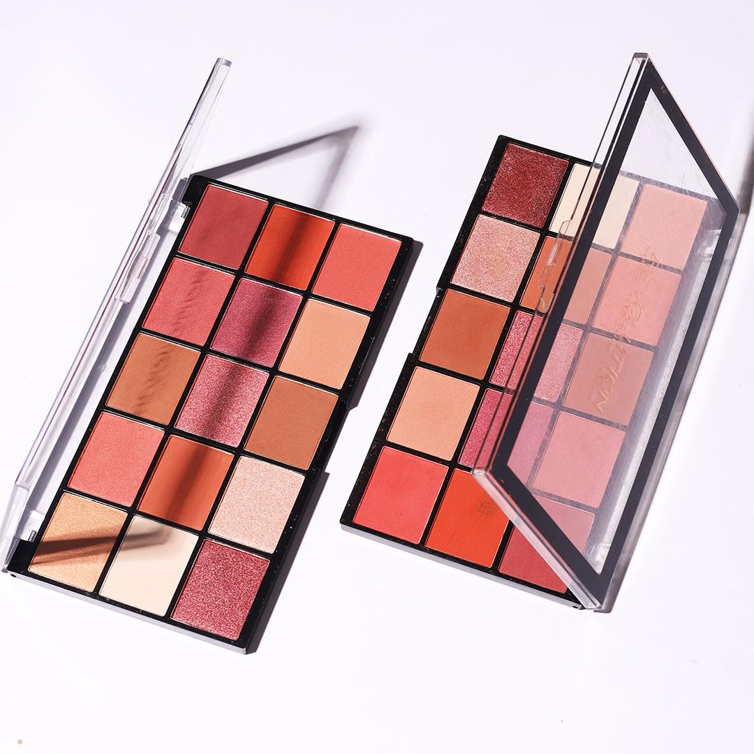 Makeup Revolution Eyeshadow Palette, Reloaded Iconic Newtrals 2, Face Make Up, Compact Eye Shadow Palette by Revolution Beauty
