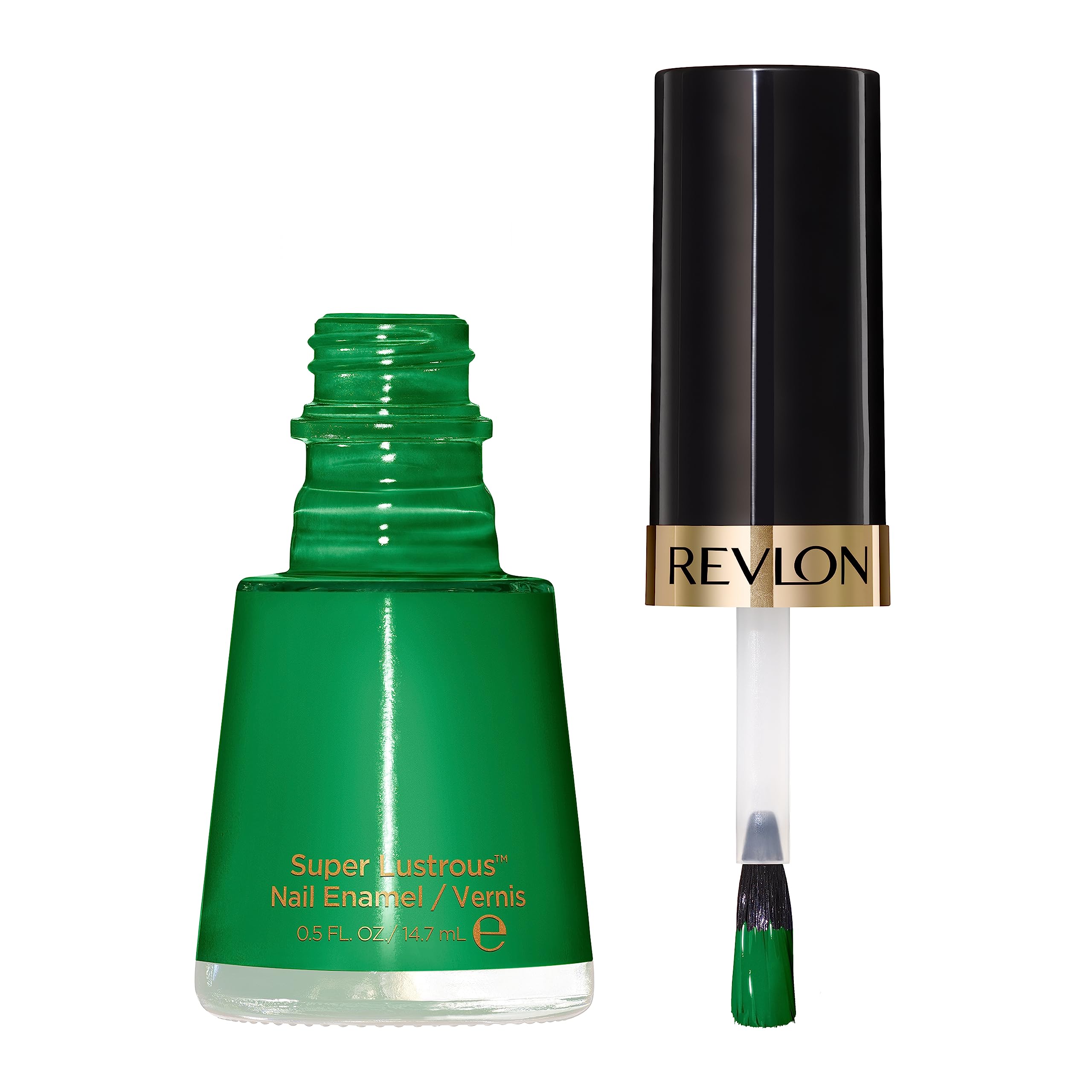 Revlon Nail Enamel, Chip Resistant Nail Polish, Glossy Shine Finish, in Blue/Green, 571 Posh, 0.5 oz