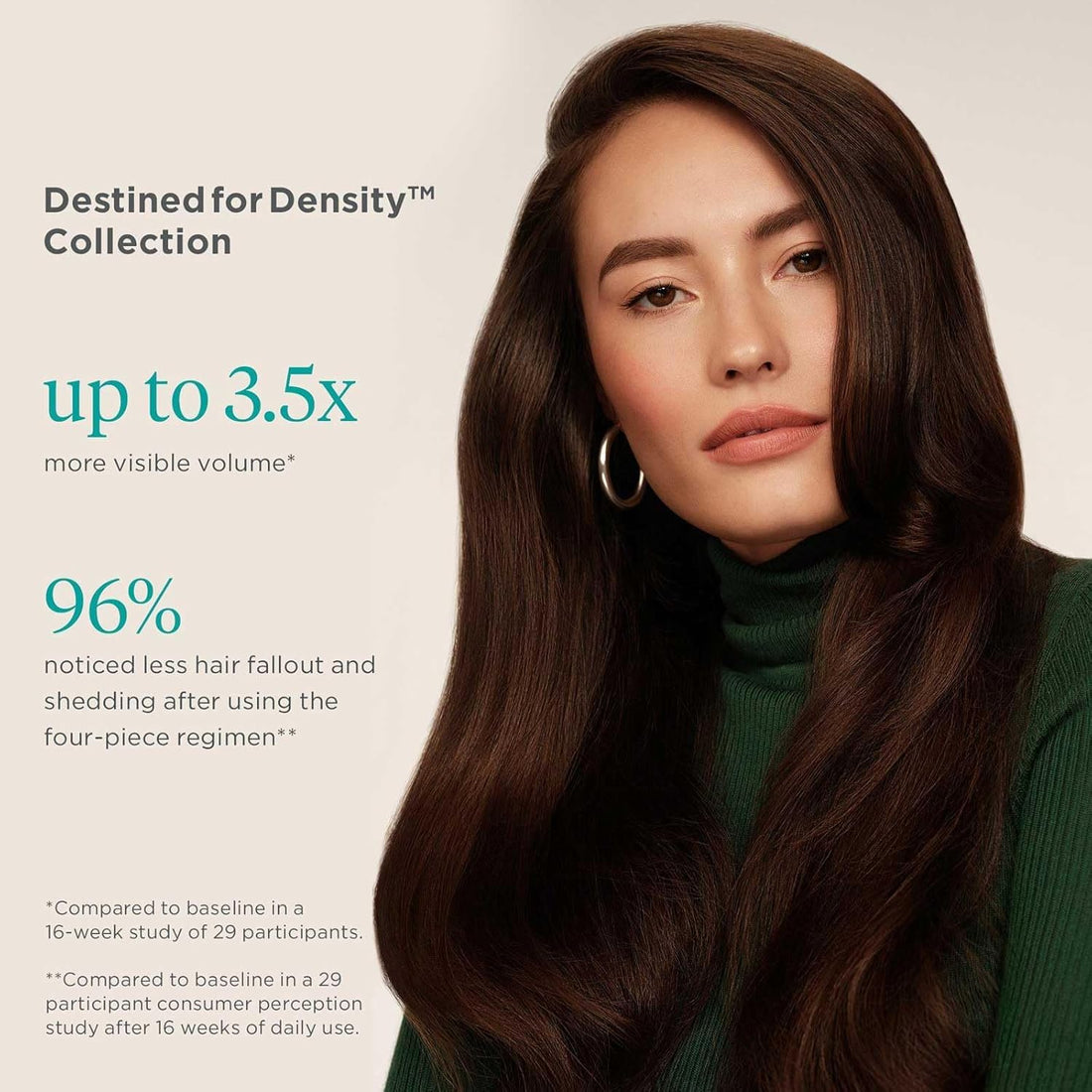 Briogeo Destined For Density Caffeine + Biotin Peptide Density Shampoo and Conditioner Set, Increases Hair Thickness and Density for Fine or Thinning Hair, Vegan, Cruelty-Free, 2 x 8 fl oz