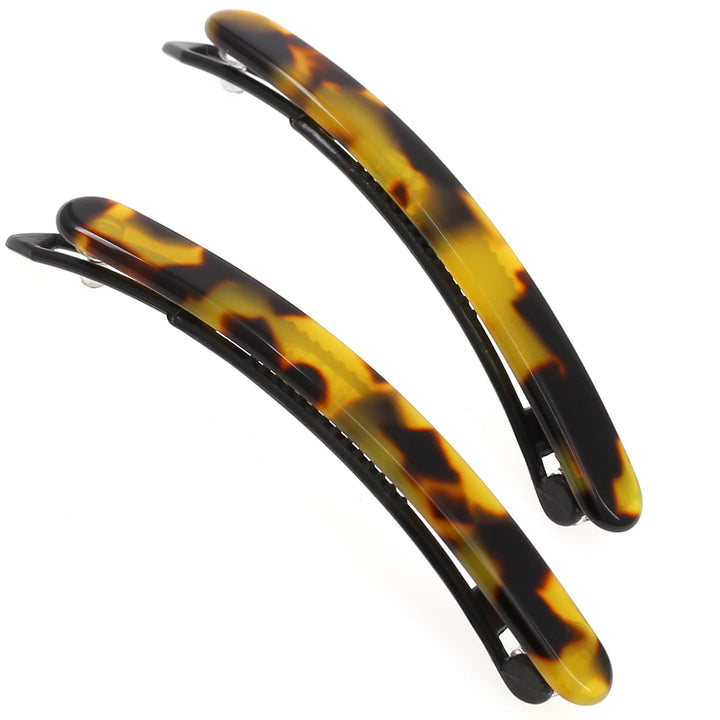 Camila Paris CP3372 French Hair Slides Clips for Women, Handmade, Girls Side Slide-in Barrette Clip, Hair Accessories for Women. Strong Hold No Slip Grip Fashion Durable and Styling, Made in France