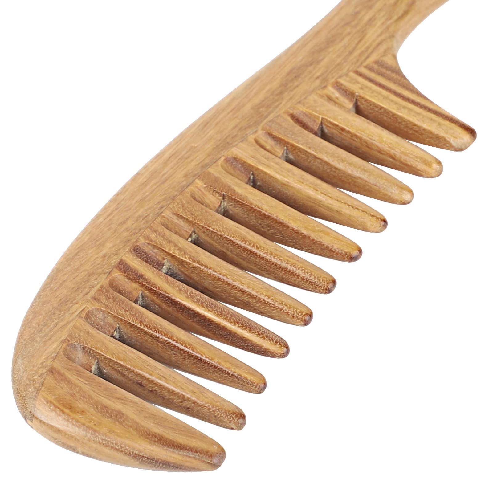 Onedor Handmade Sandalwood Hair Combs Set - Anti-Static Scented Wooden Wide Tooth and Fine Tooth Combs for Natural Hair Detangling