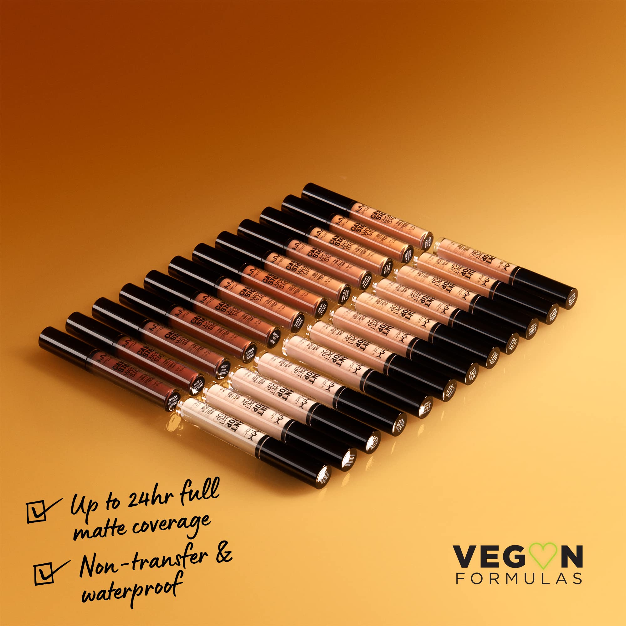 NYX PROFESSIONAL MAKEUP Can't Stop Won't Stop Contour Concealer, Beige, 0.11 Ounce