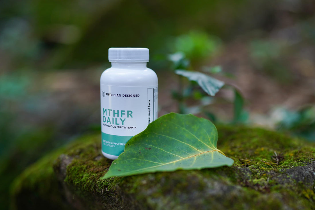 Physician Designed MTHFR Daily Multivitamin | Methylated Multivitamin for Men & Women | for Energy, Mood, & Heart | Vitamin B-Complex | 120 Capsules