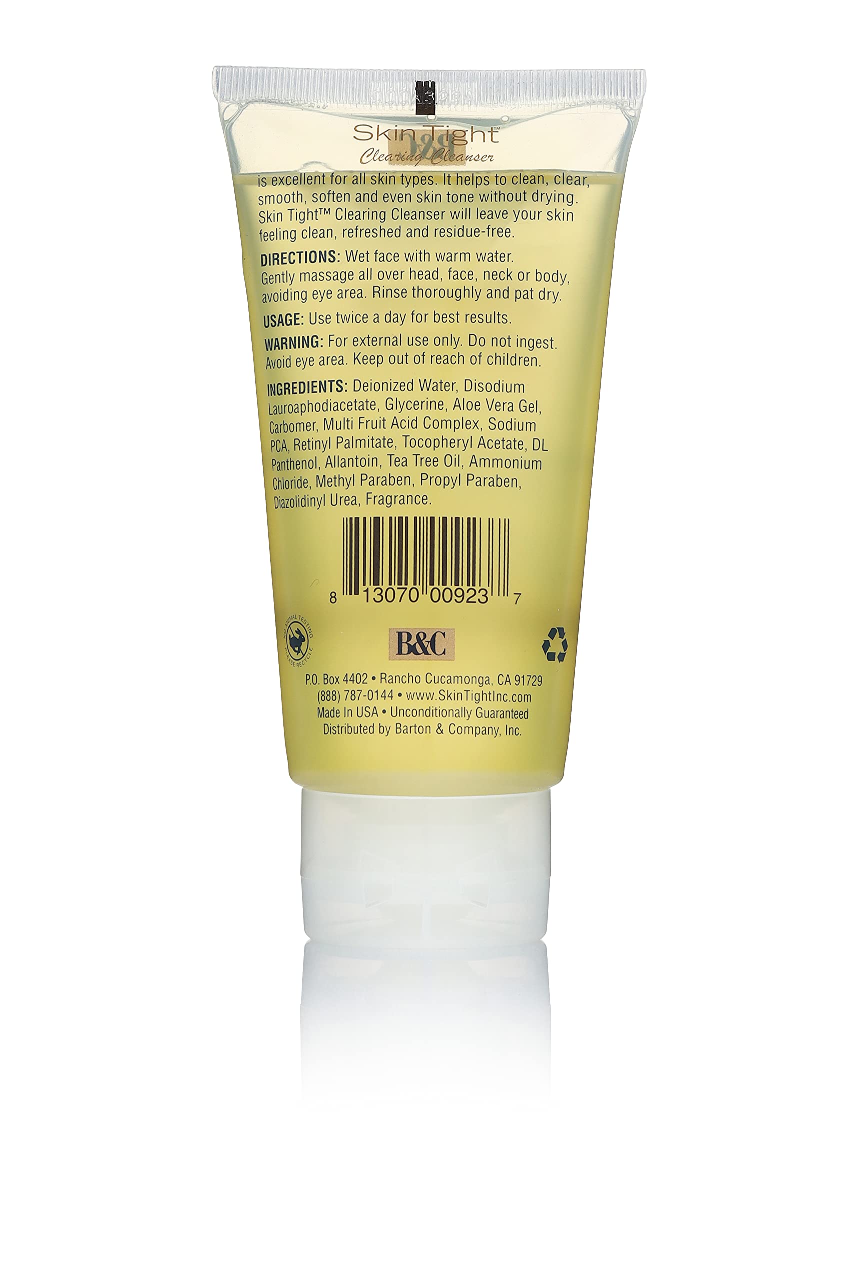B&C Skin Tight Clearing Cleanser, 3.5oz by B&C