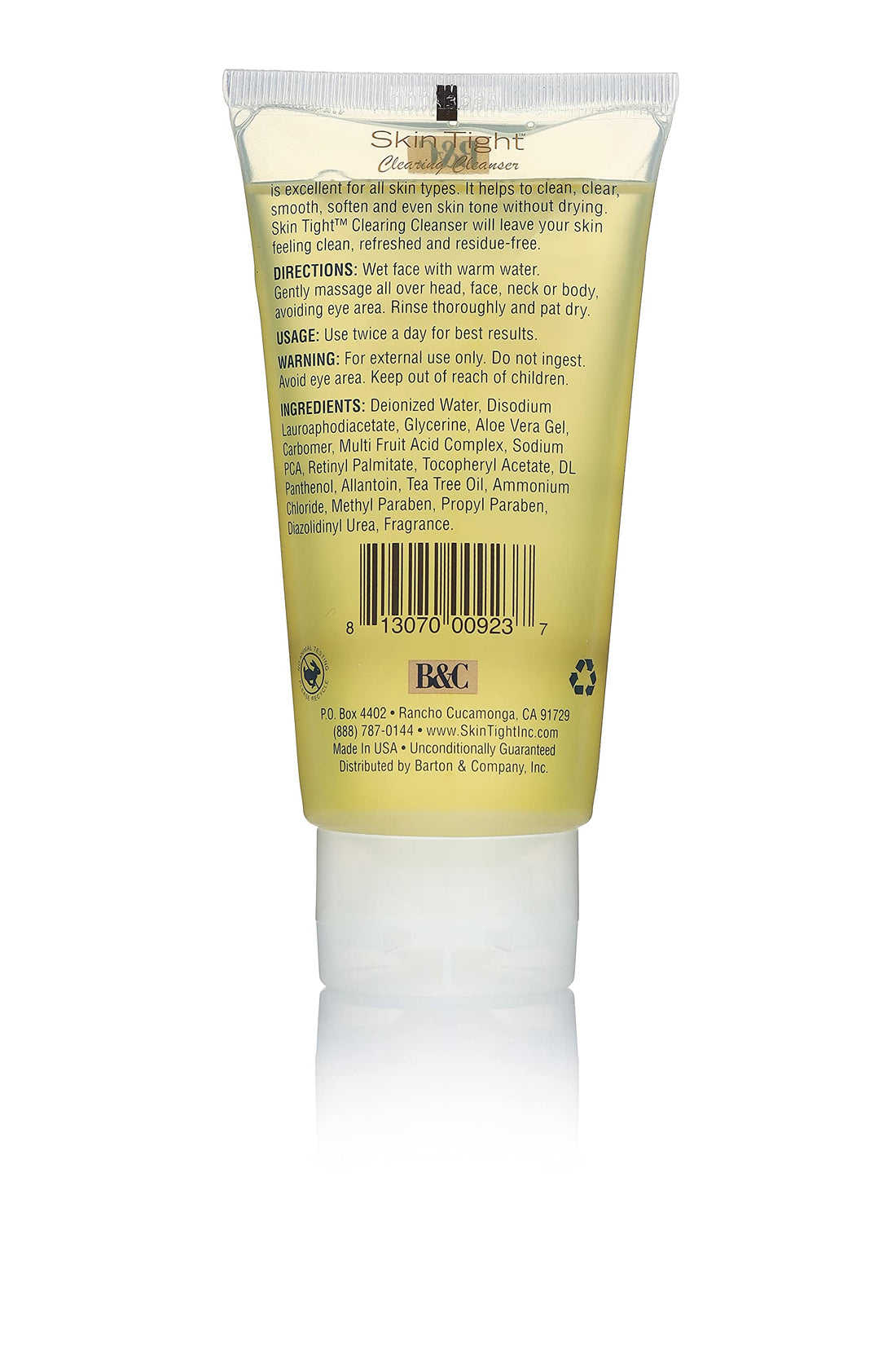 B&C Skin Tight Clearing Cleanser, 3.5oz by B&C