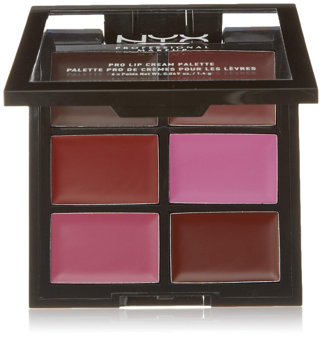 Nyx Professional Makeup Pro Lip Cream Palette, the Plums, 9g