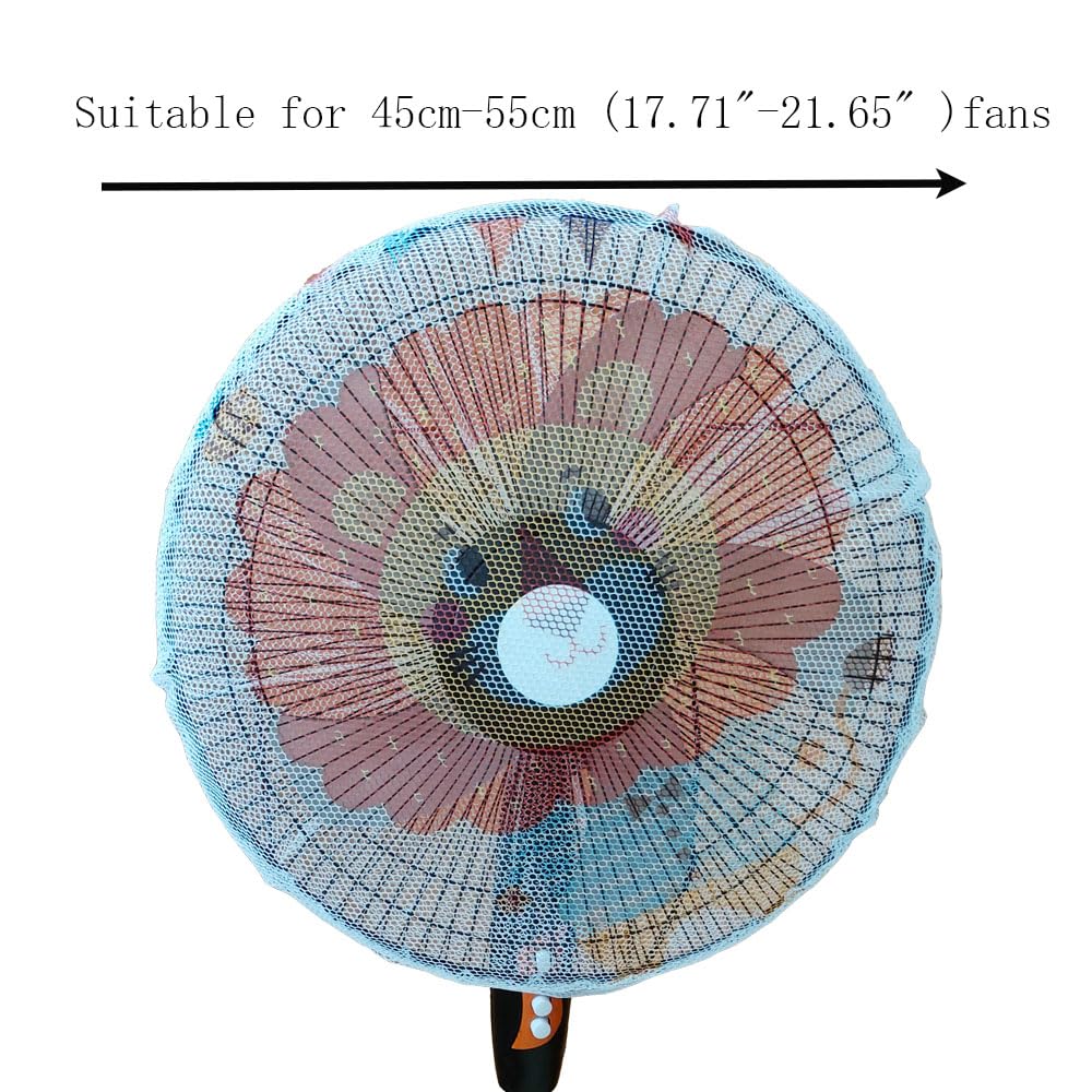 MXJZW 2 Pac Fan Cover For Kids,Fan Safety Protection Cover,Protect Kid Children Baby Finger Net Fan Mesh Cover,Summer Home Fan Safety Dust Cover,Perfect for Parents of Toddlers(17.71-21.65)