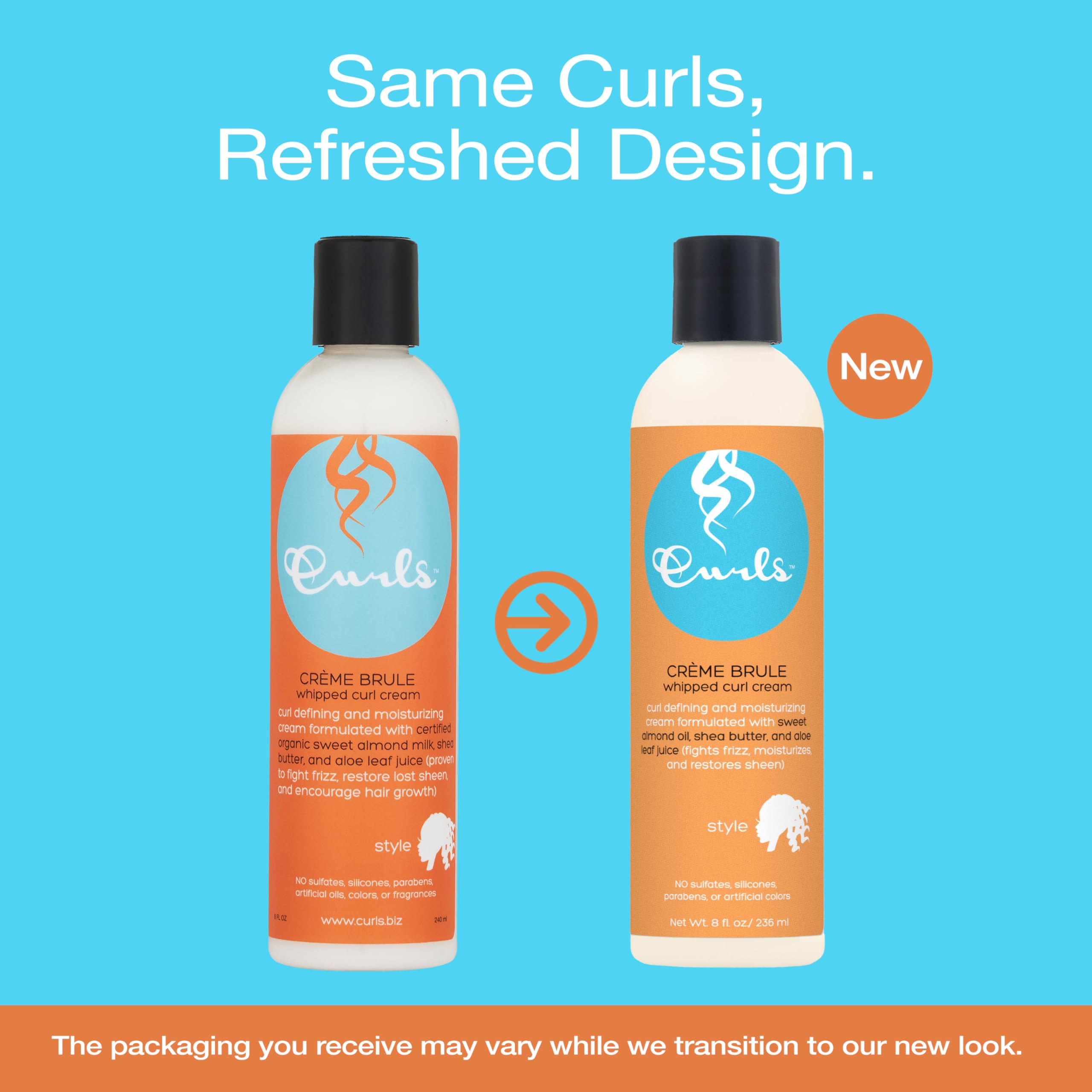 Curls Cream Brule, 8 Ounce