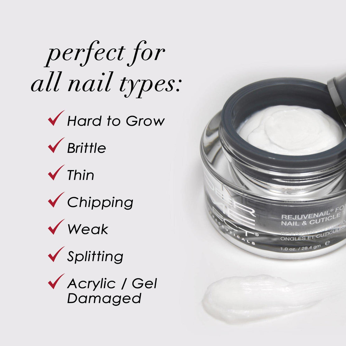 Dermelect Cosmeceuticals Rejuvenail Fortifying Nail and Cuticle Treatment -- 1 oz.