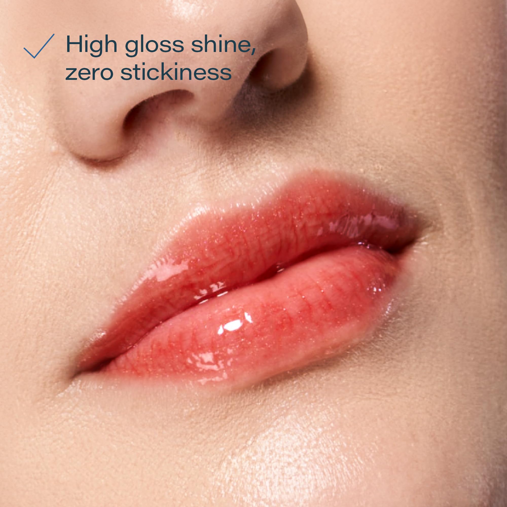 Luminous Crimson Lip Oil - Support Collagen Production, Smooth Lines & Soothe Dry Cracked Lips - Hydrating Clear Lip Oils - Improve Skin's Elasticity, Texture & Glow - Vitamin C & Manuka Honey