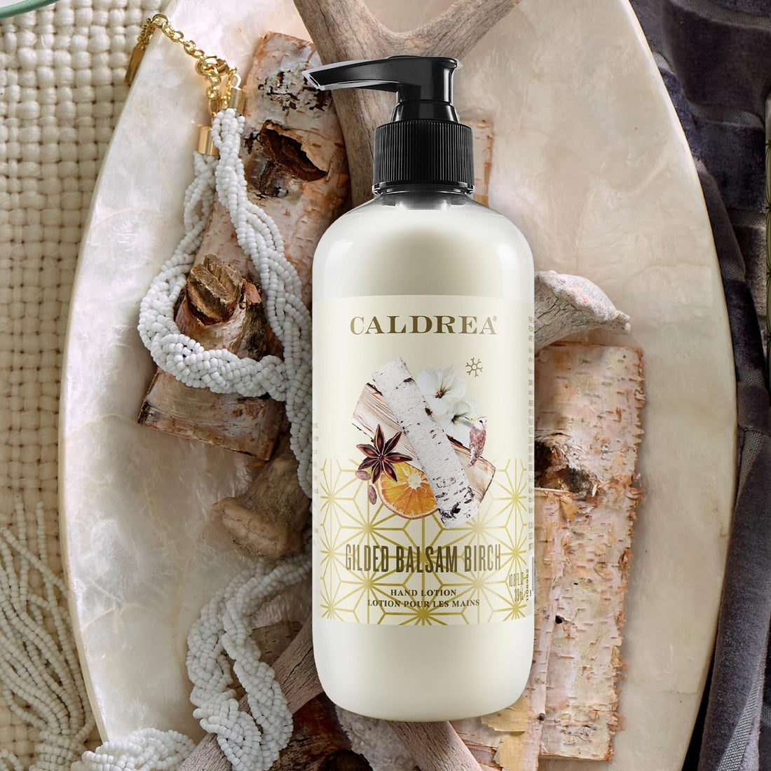 Caldrea Hand Lotion, Gilded Balsam Birch, 10.8 Ounce