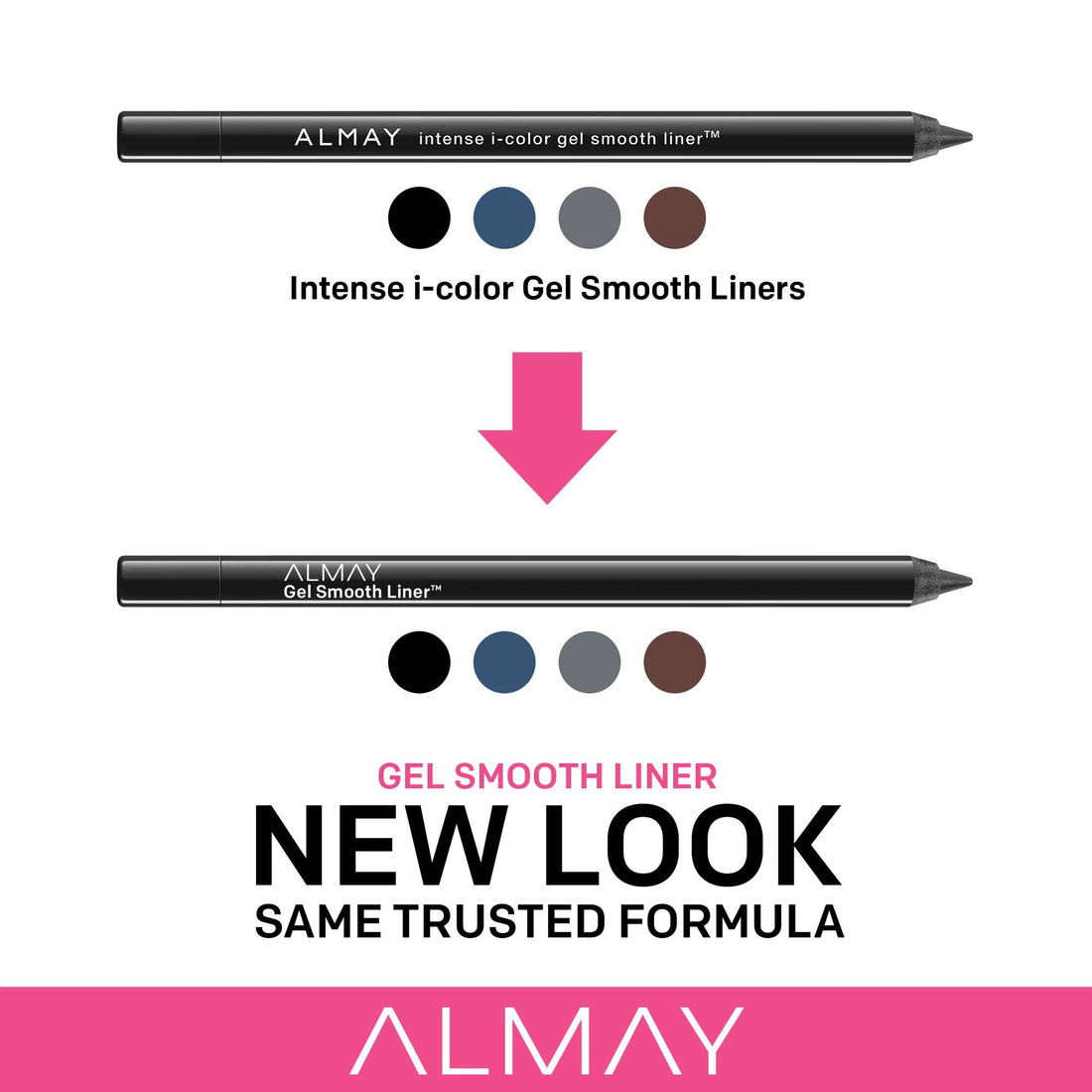 Almay Intense i-Color Gel Smooth Liner, Charcoal (For Hazel Eyes)