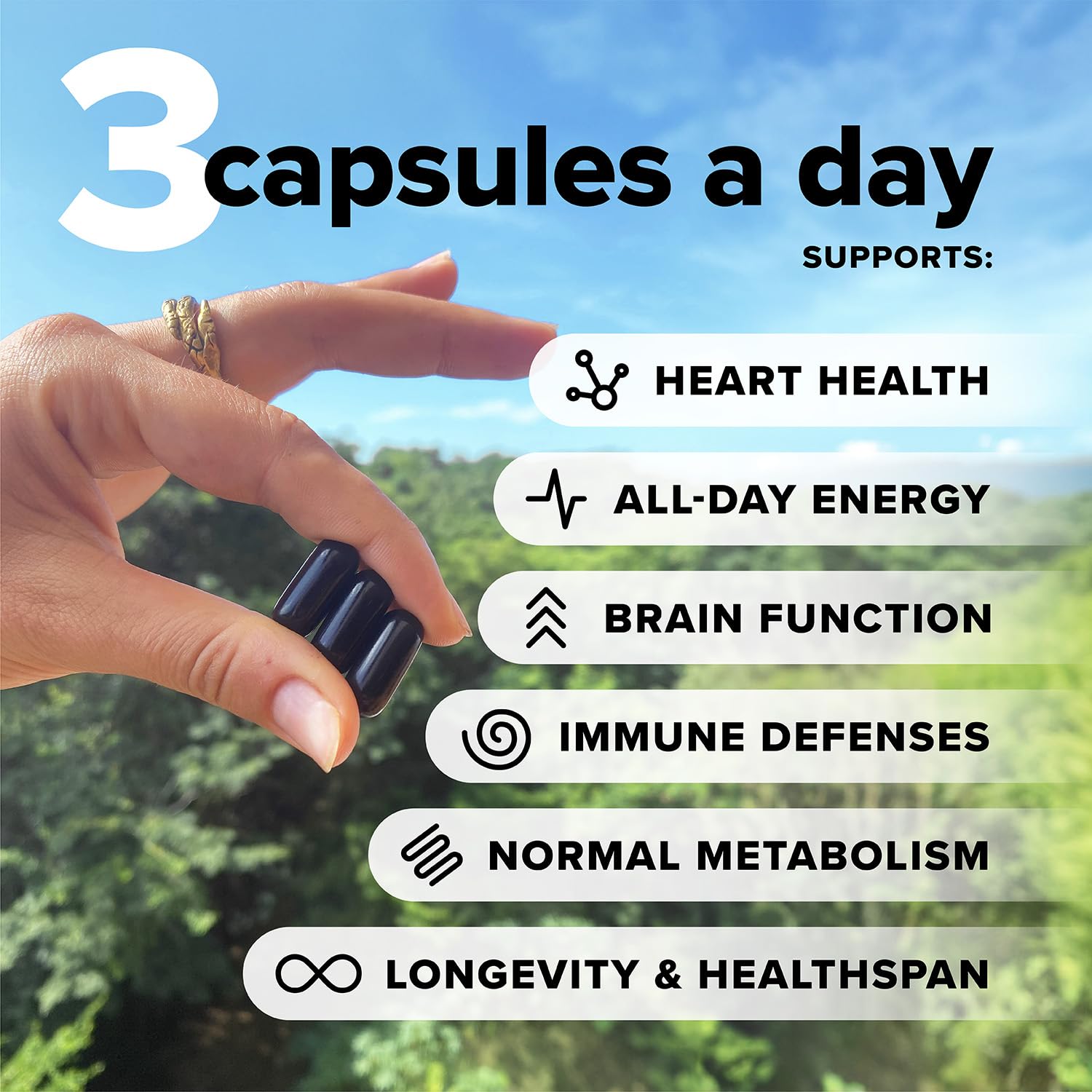 Complement Essential Vegan Multivitamin for Women & Men (30 Servings, 90 Capsules) Omega 3 DHA+EPA, B12, Vitamin D3 K2, Zinc, Selenium, Magnesium, Iodine Supplement - Immune Support