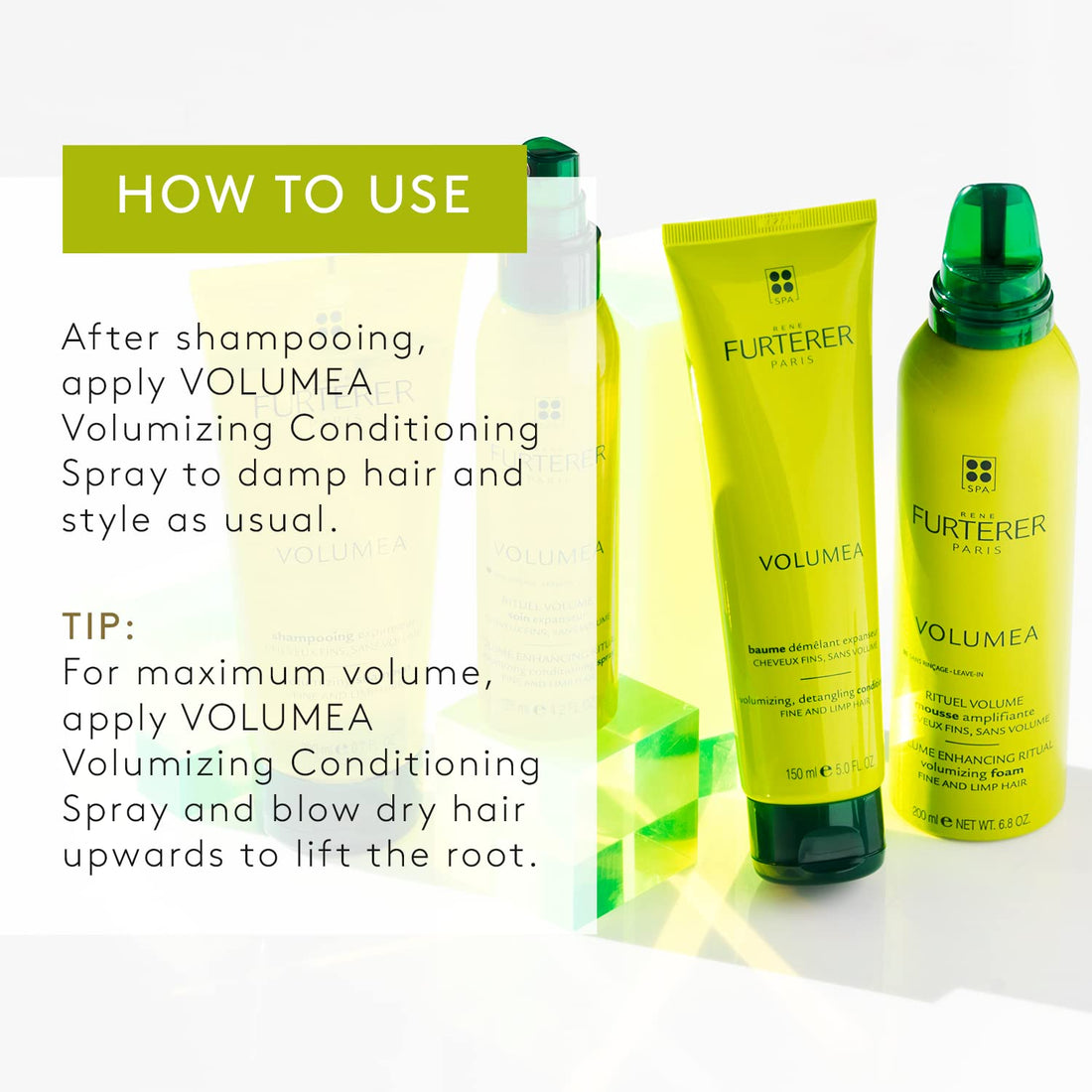 Rene Furterer Volumea Volumizing Conditioning Spray - No Rinse (For Fine and Limp Hair) 125ml/4.2oz