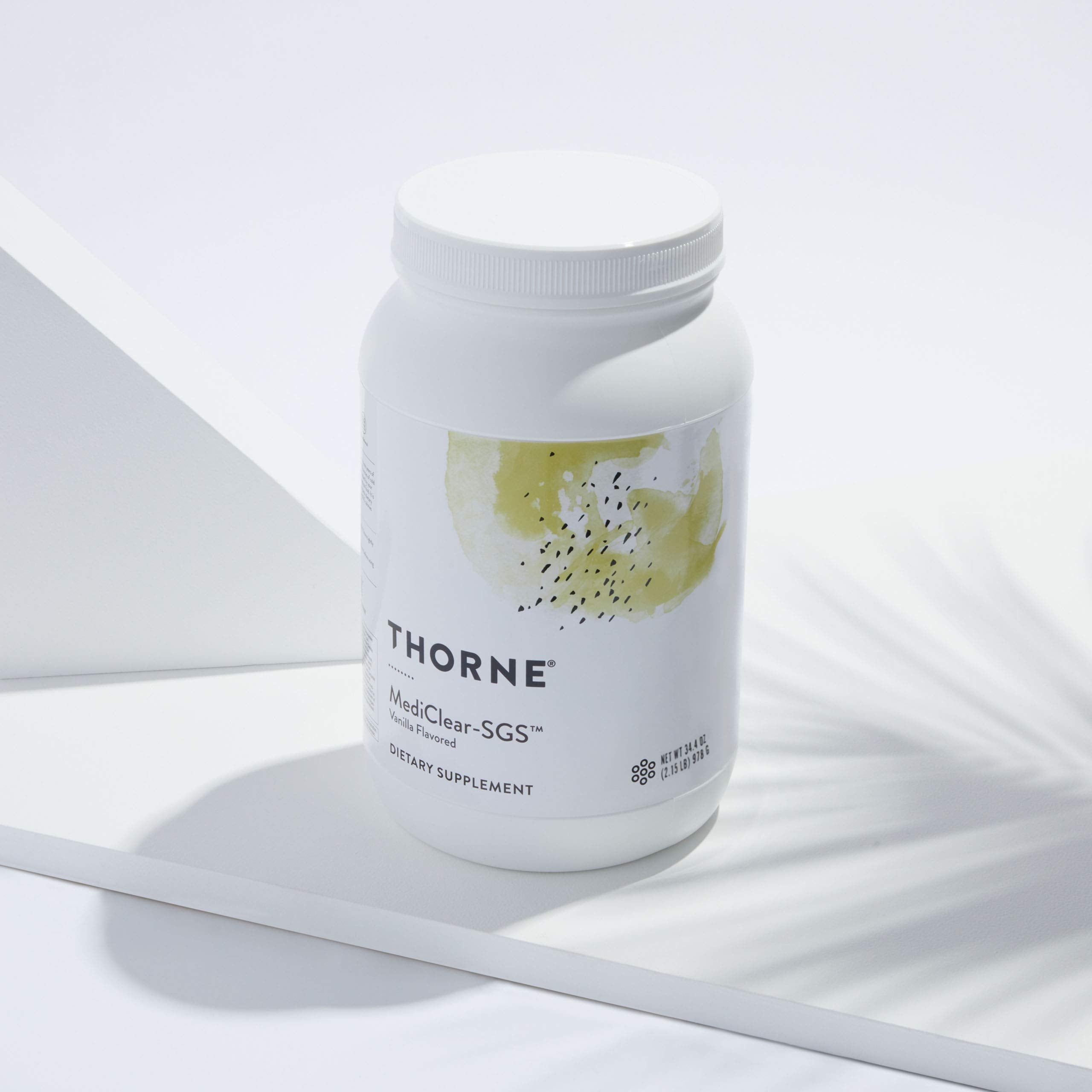 THORNE MediClear-SGS - Foundational Support, Eliminate Environmental and Dietary Toxins - Rice and Pea Protein-Based Drink Powder with a Complete Multivitamin-Mineral Profile - Vanilla - 34.4 Oz