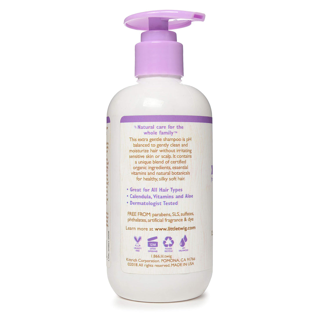 Little Twig Shampoo, Natural Plant Derived Formula, Lavender, 8.5 fl oz