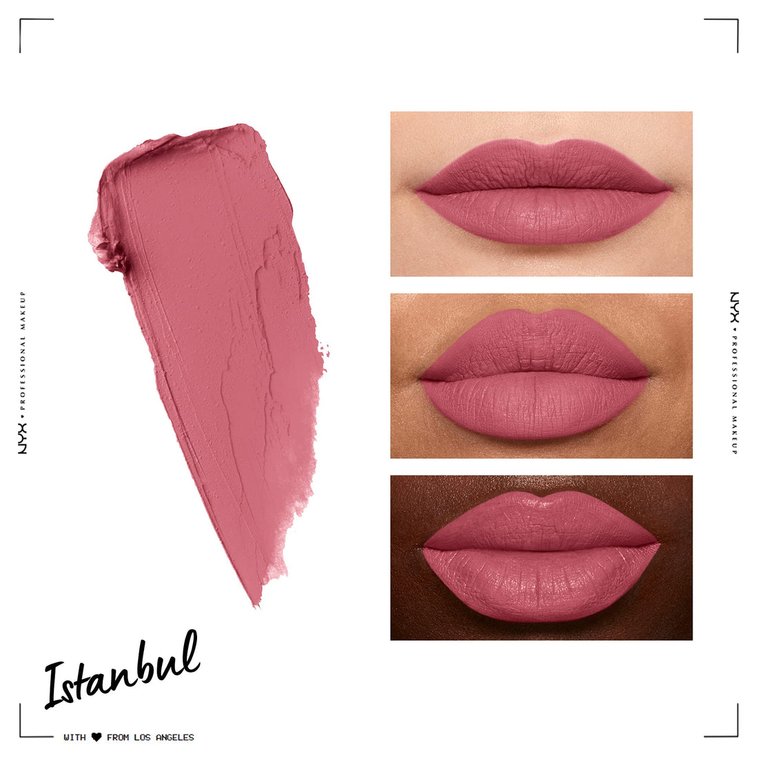 Nyx Professional Makeup Soft Matte Lip Cream, Istanbul, 8ml