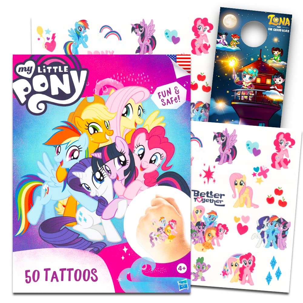 Savvi Disney Temporary Tattoos for Kids (My Little Pony)
