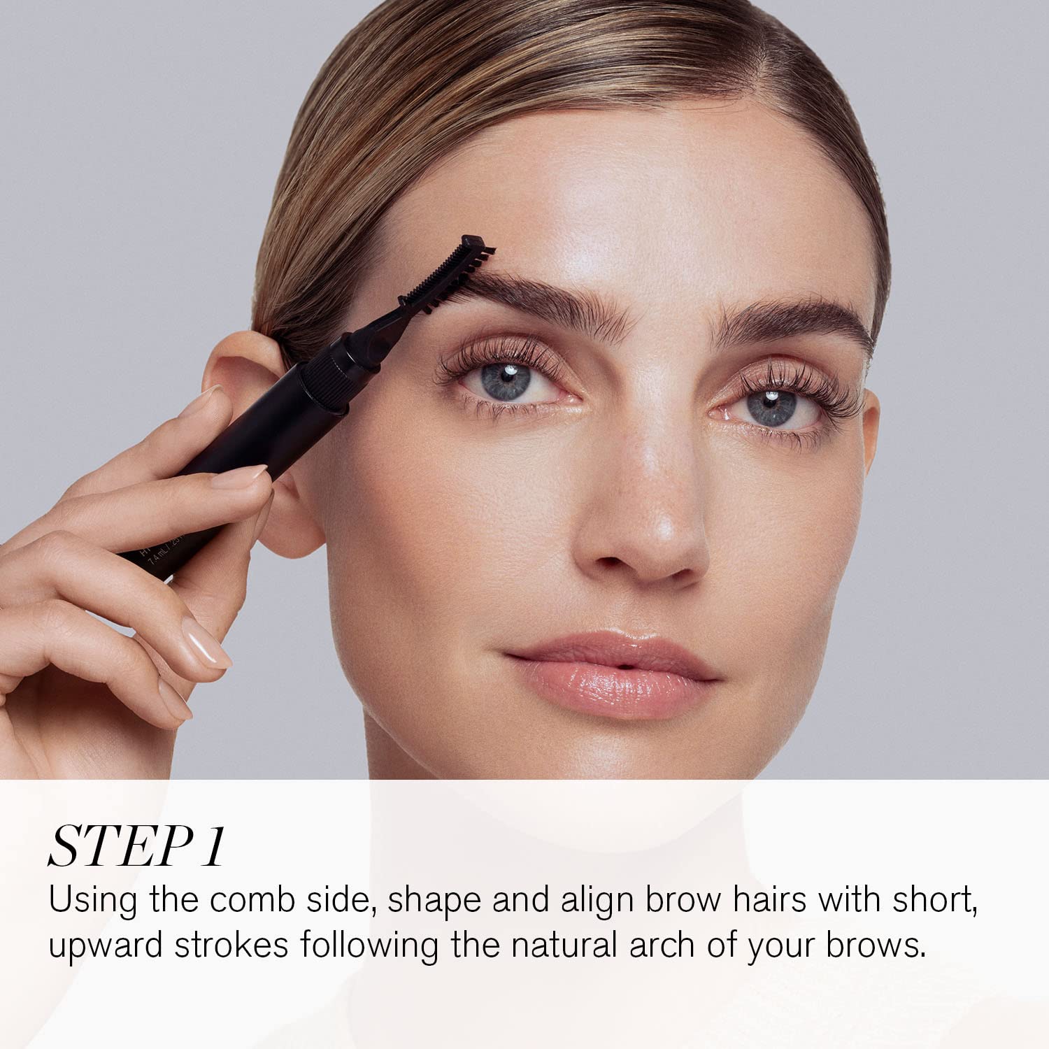 RevitaLash Cosmetics Hi-Def Brow Gel, Dark Brown - Hypoallergenic, Cruelty-Free, Long-Lasting Brow Enhancer | Perfect for Defining and Shaping Eyebrows, Paraben-Free, 7.4 ml 0.25 Fl Oz