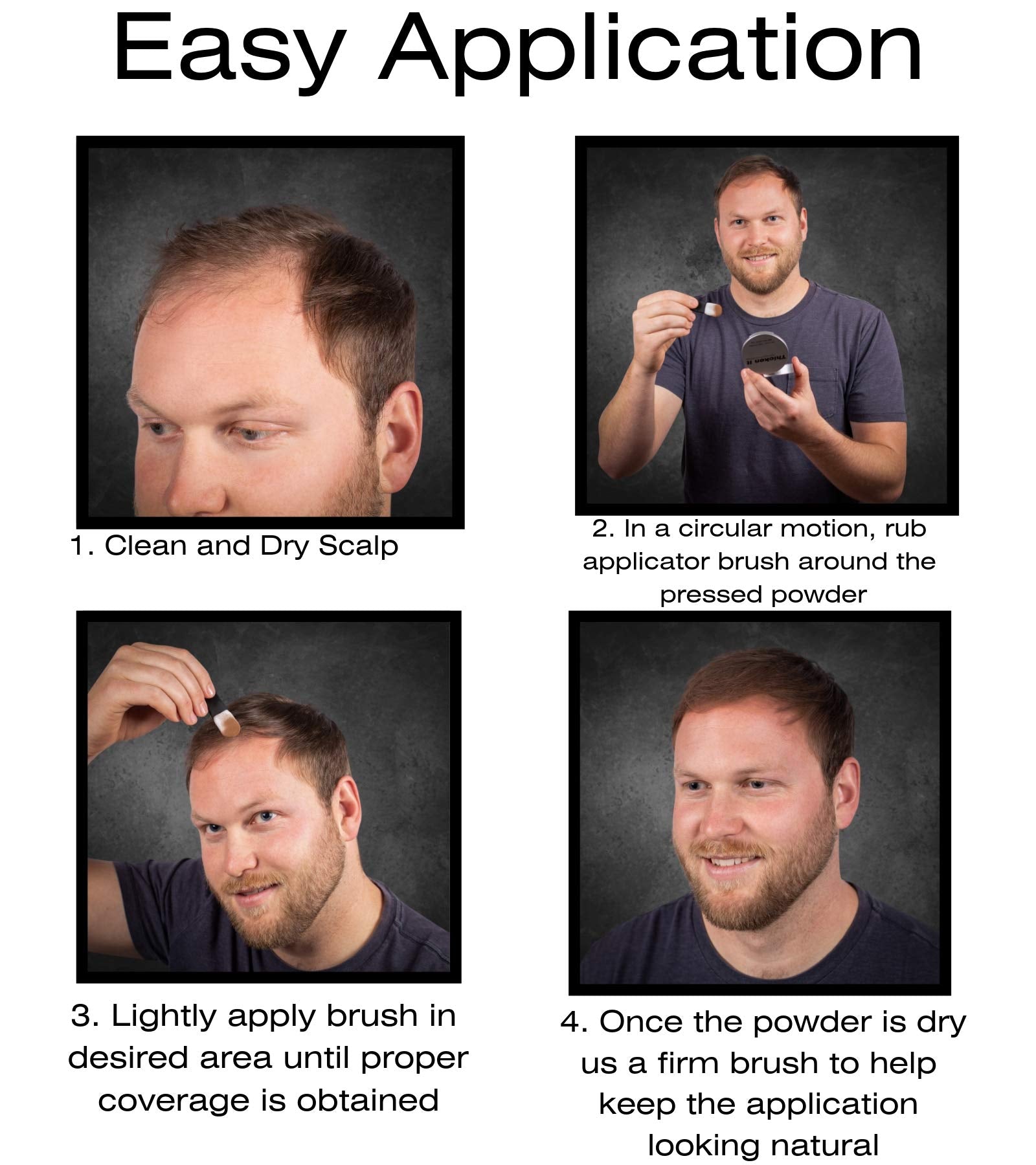 Simply Extensions Light Brown: Thicken It 100% Scalp Coverage Hair Powders - Light Brown - Talc-Free.32 Oz. Water Resistant Hair Loss Concealer. Naturally Thicker Than Hair Fibers & Spray Conceale