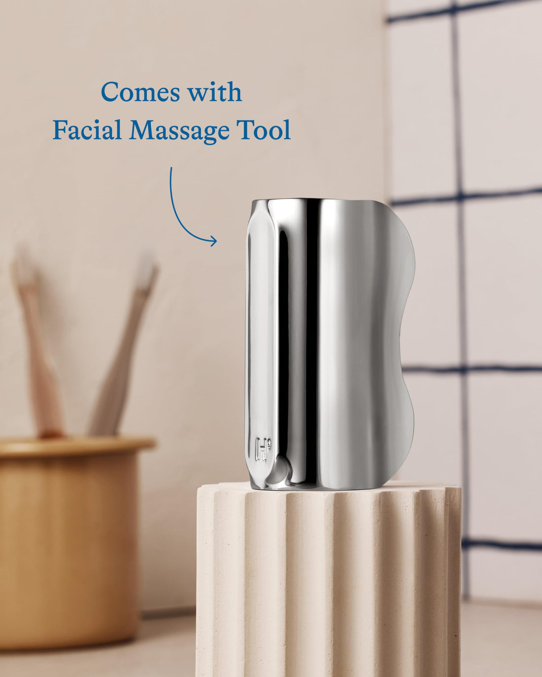 Harry's Cooling Eye Kit for Men - Gua Sha Depuffing Facial Massage Tool and Cooling Eye Stick