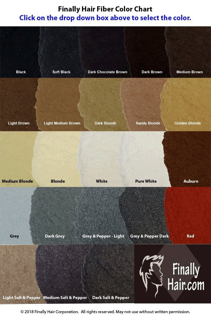 Medium Brown : Hair Building Fibers Medium Brown Hair Loss Concealer Fiber 28 Gram .99oz Refillable Bottle