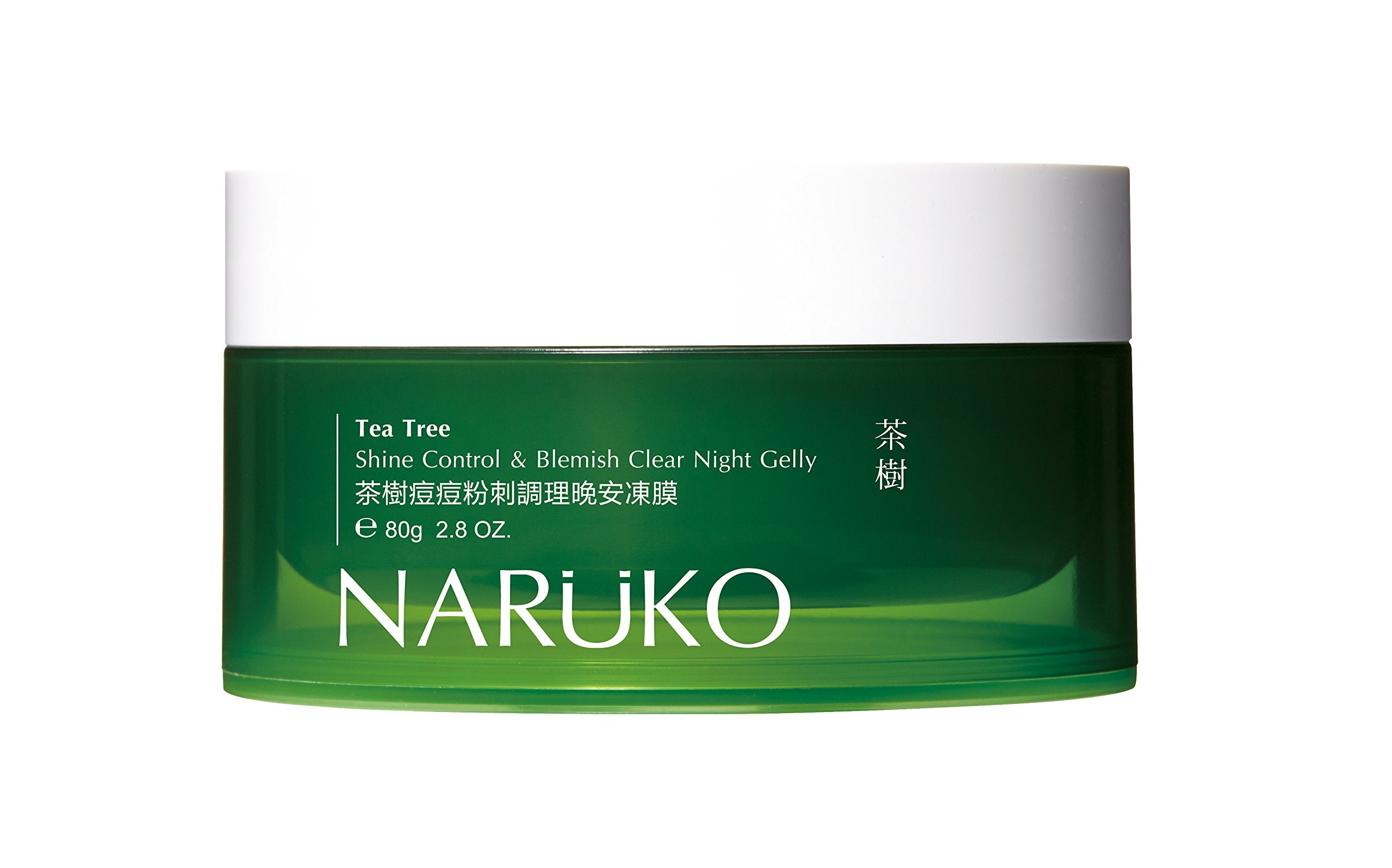 Naruko Tea Tree Overnight Sleep Gelly, Sleeping Facial Mask, Skin Care for Hydrating, Pore Refining and Relxation, 2.8 oz, 80g