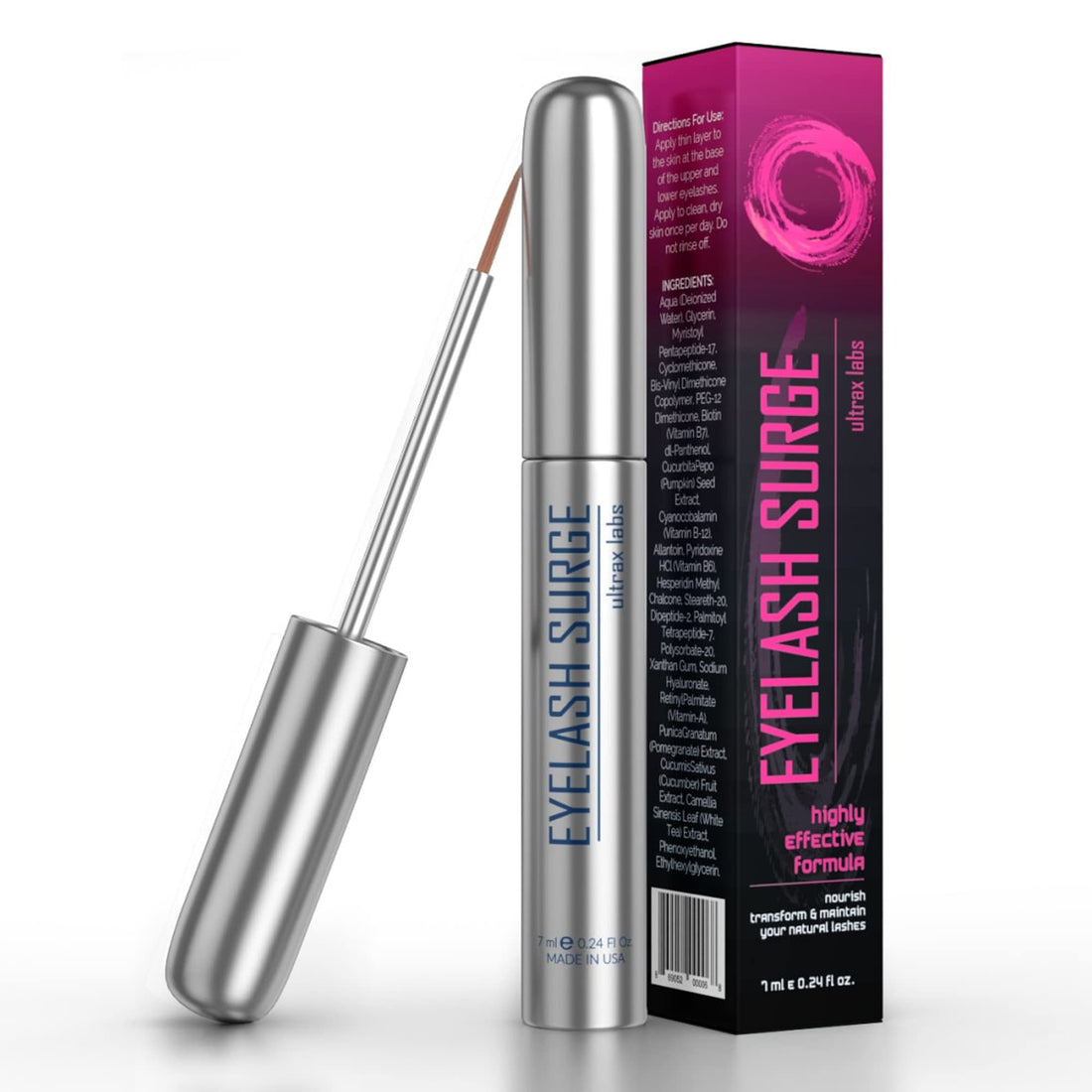 Ultrax Labs Ultrax Labs Eye Lash Surge | Eyelash Growth Serum Clinically Proven for Fuller and Thicker Eye Lashes