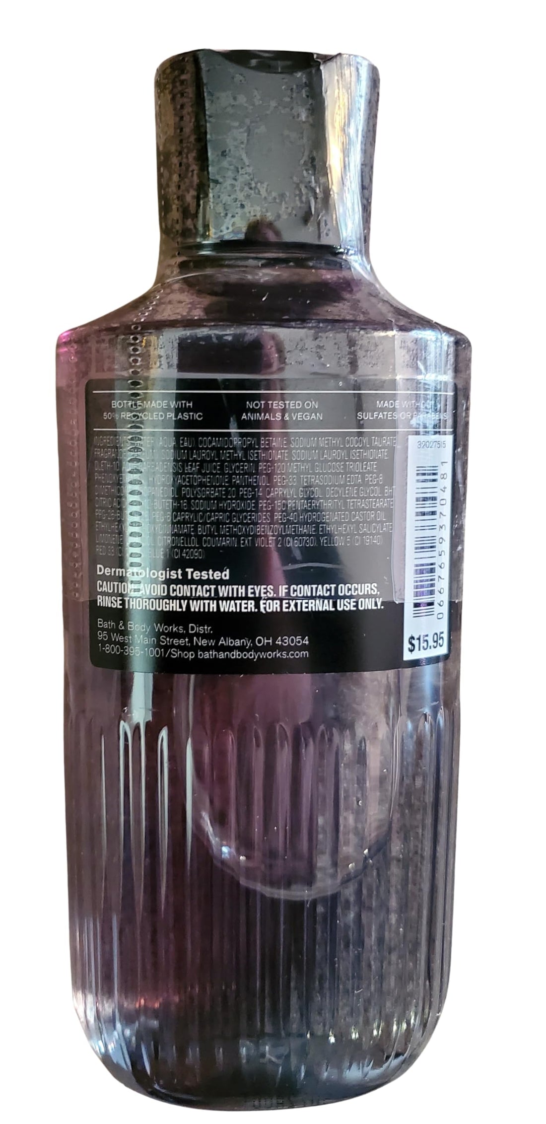 Bath & Body Works Men's Graphite Ultimate Hydration Body Cream and 3-in-1 Face, Hair, Body Gel Wash 2 Piece Set