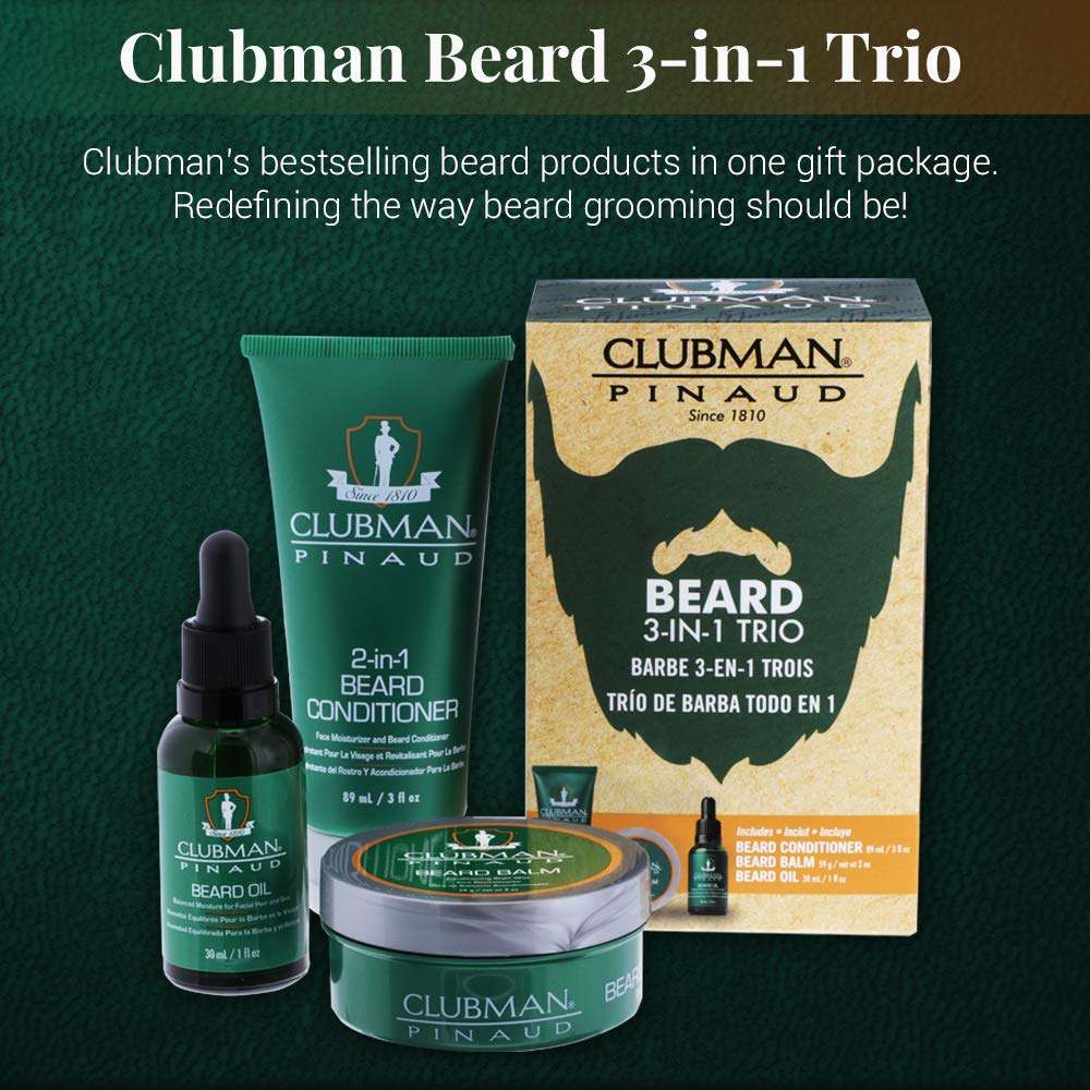 Clubman Beard 3 In 1 Trio