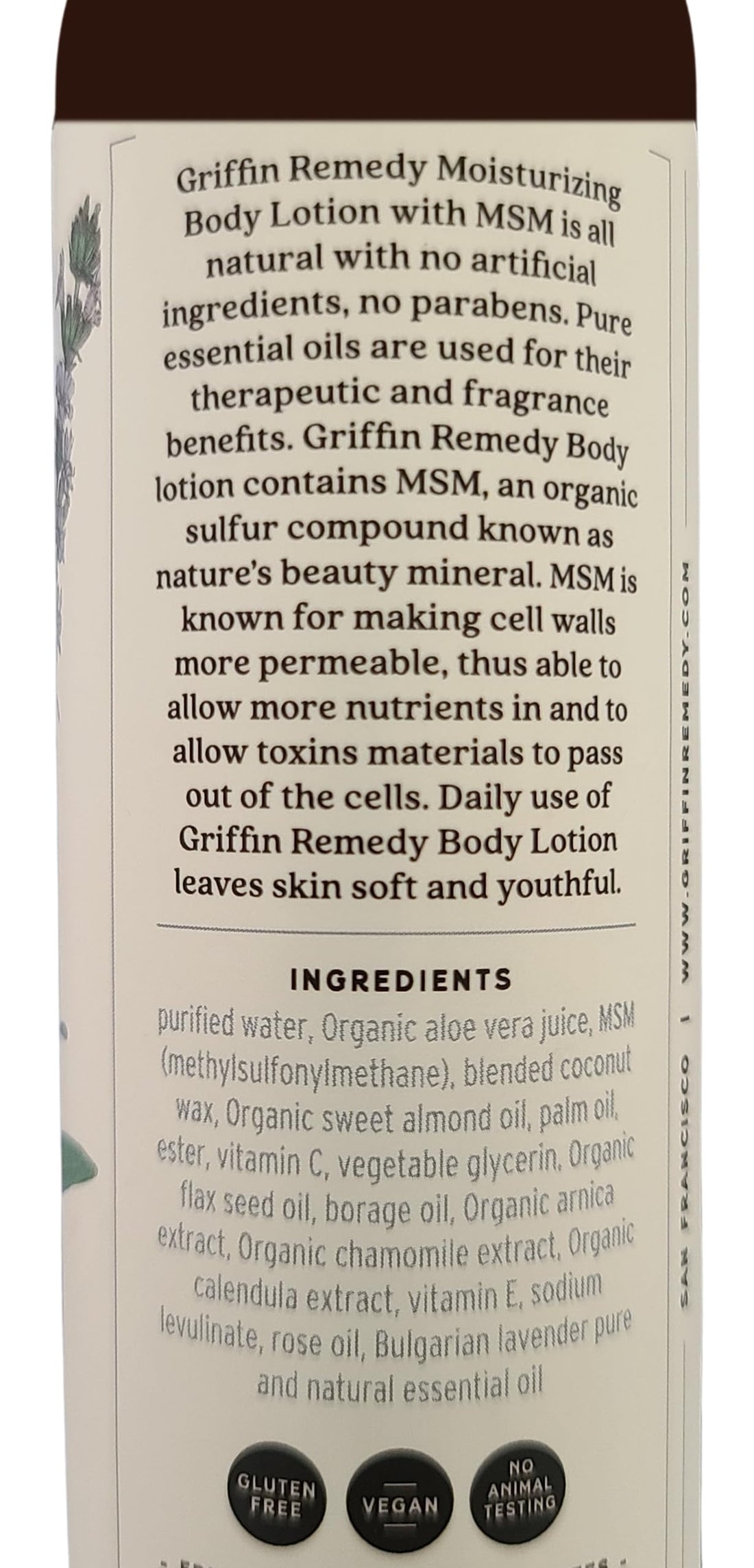 Griffin Remedy Bulgarian Lavender Body Lotion