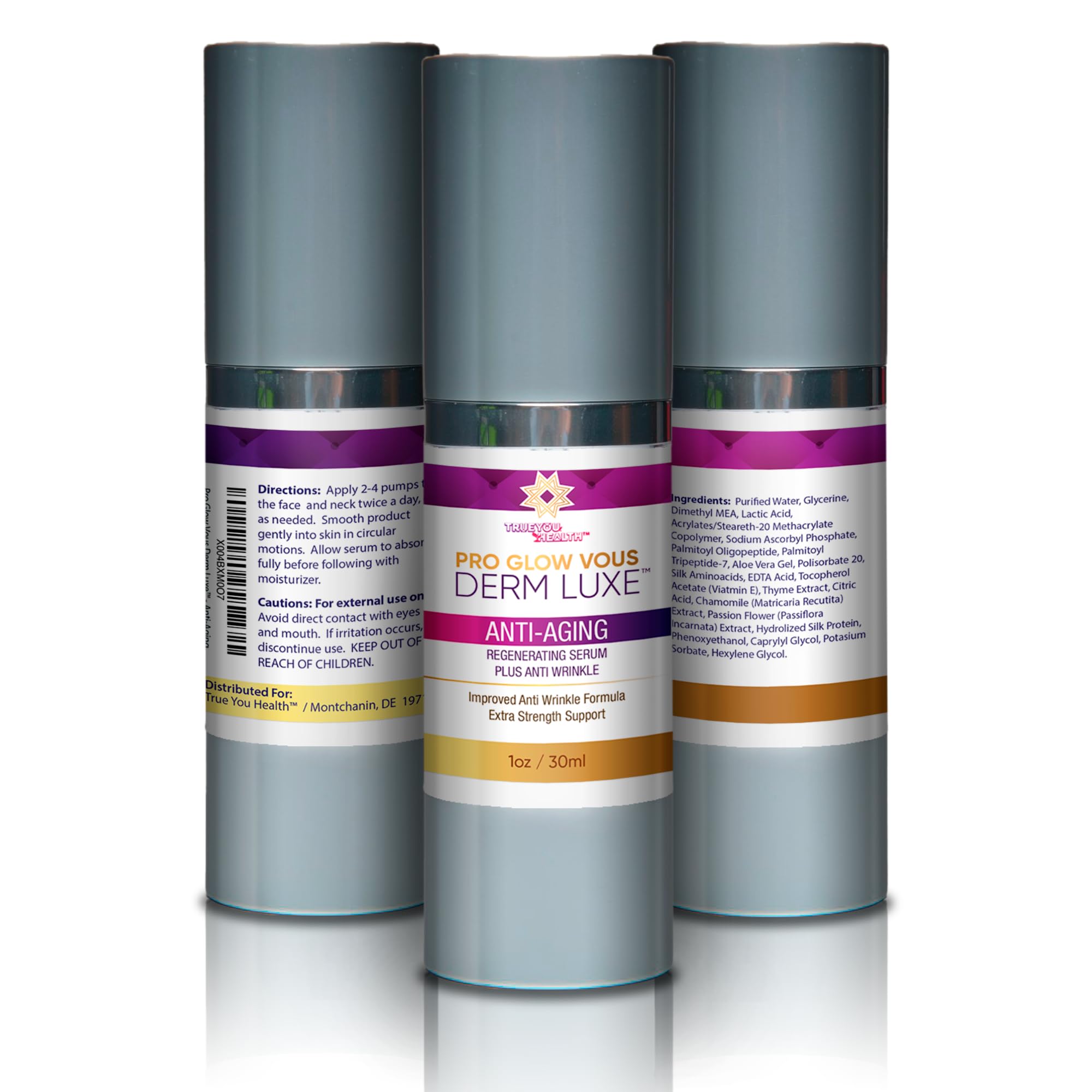 Pro GlowVous DermLuxe Our Best Anti Wrinkle Serum - Our Best Anti Aging Serum - Our Best Vitamin C Serum for Face Anti Aging - Glovous Derm Luxe Anti Aging Regenerating Serum Anti Aging Wrinkle Serum