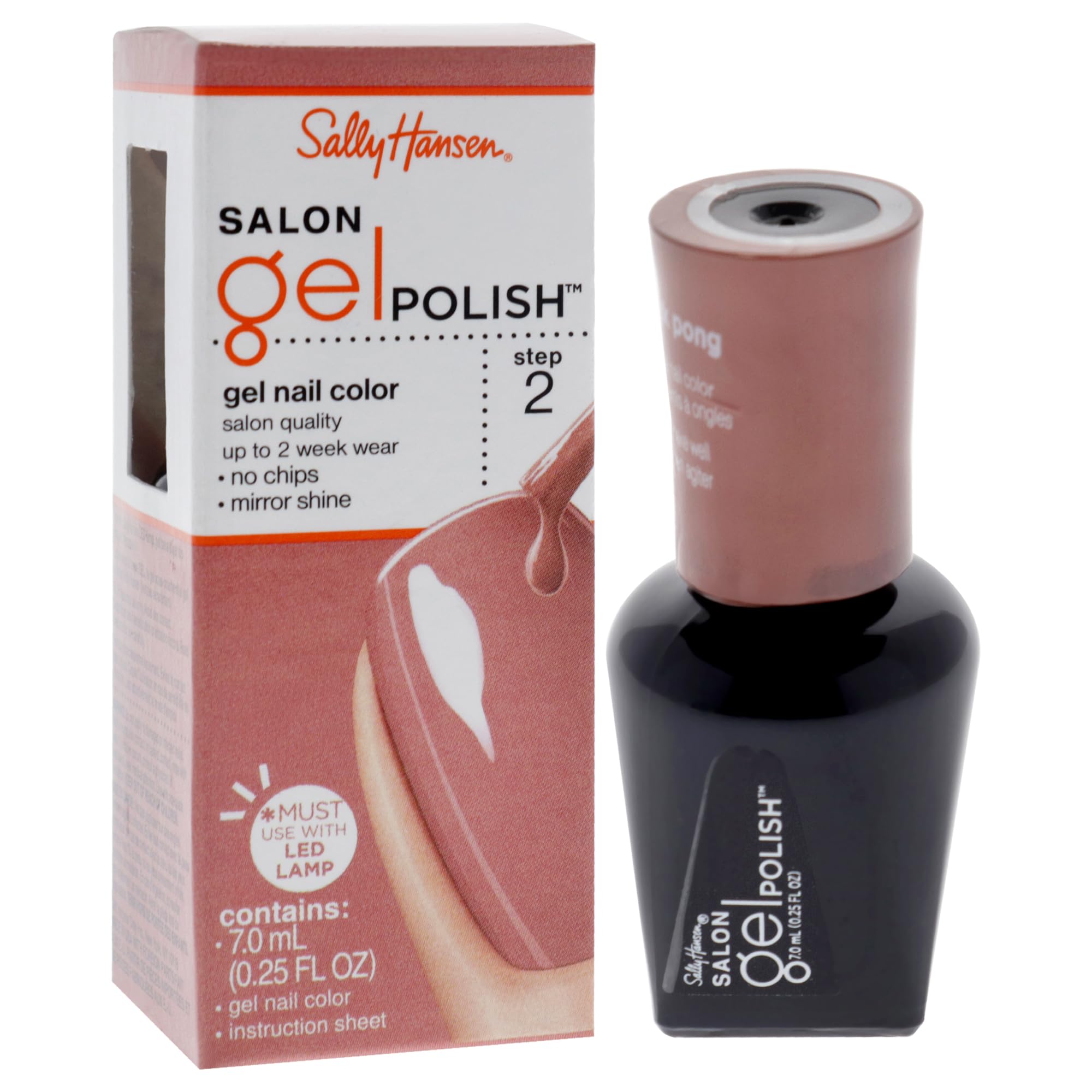 Sally Hansen Salon Pro Gel, Pink Pong, 0.25 Fluid Ounce