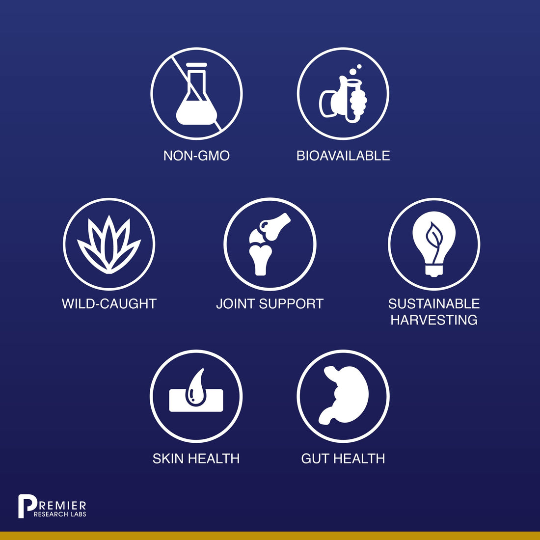 Premier Research Labs Marine Collagen - Marine Collagen Peptides, Hydrolyzed Marine Collagen Powder, Fish Collagen for Women and Men, 5g Collagen Per Serving for Skin, Joint, and Gut Health - 7 Oz