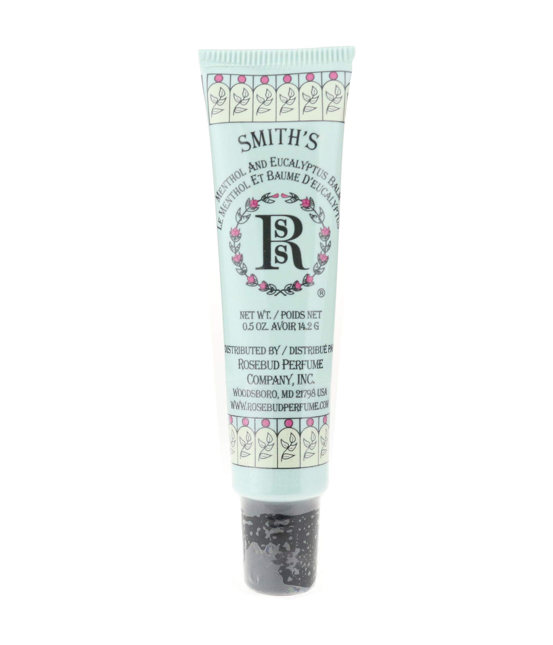 Rosebud Perfume Menthol Company & Eucalyptus Lip Balm Tube, 0.5 oz