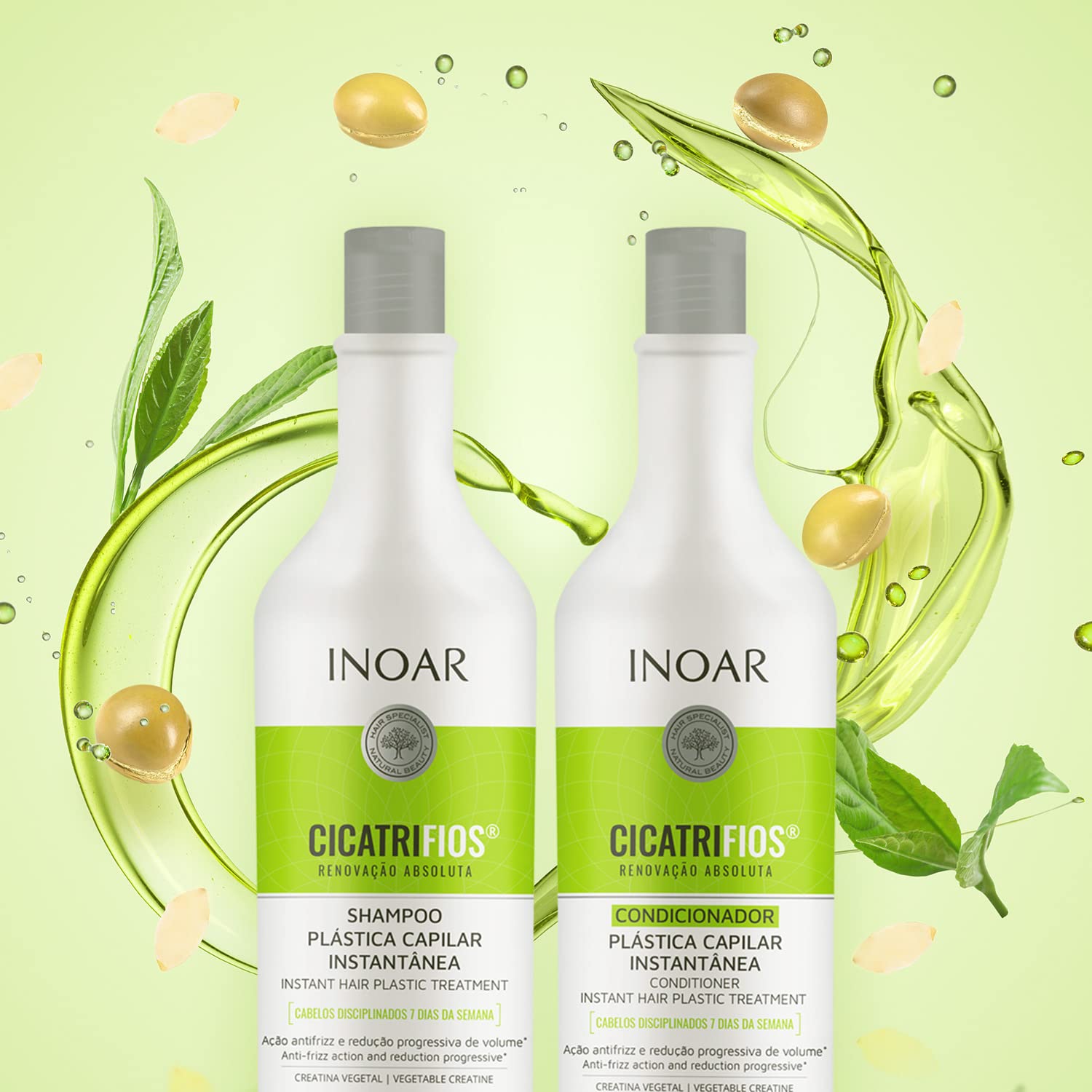 Inoar - Cicatrifios Collection - Surgery Shampoo and Conditioner (2 x 33.81 Fl Oz)