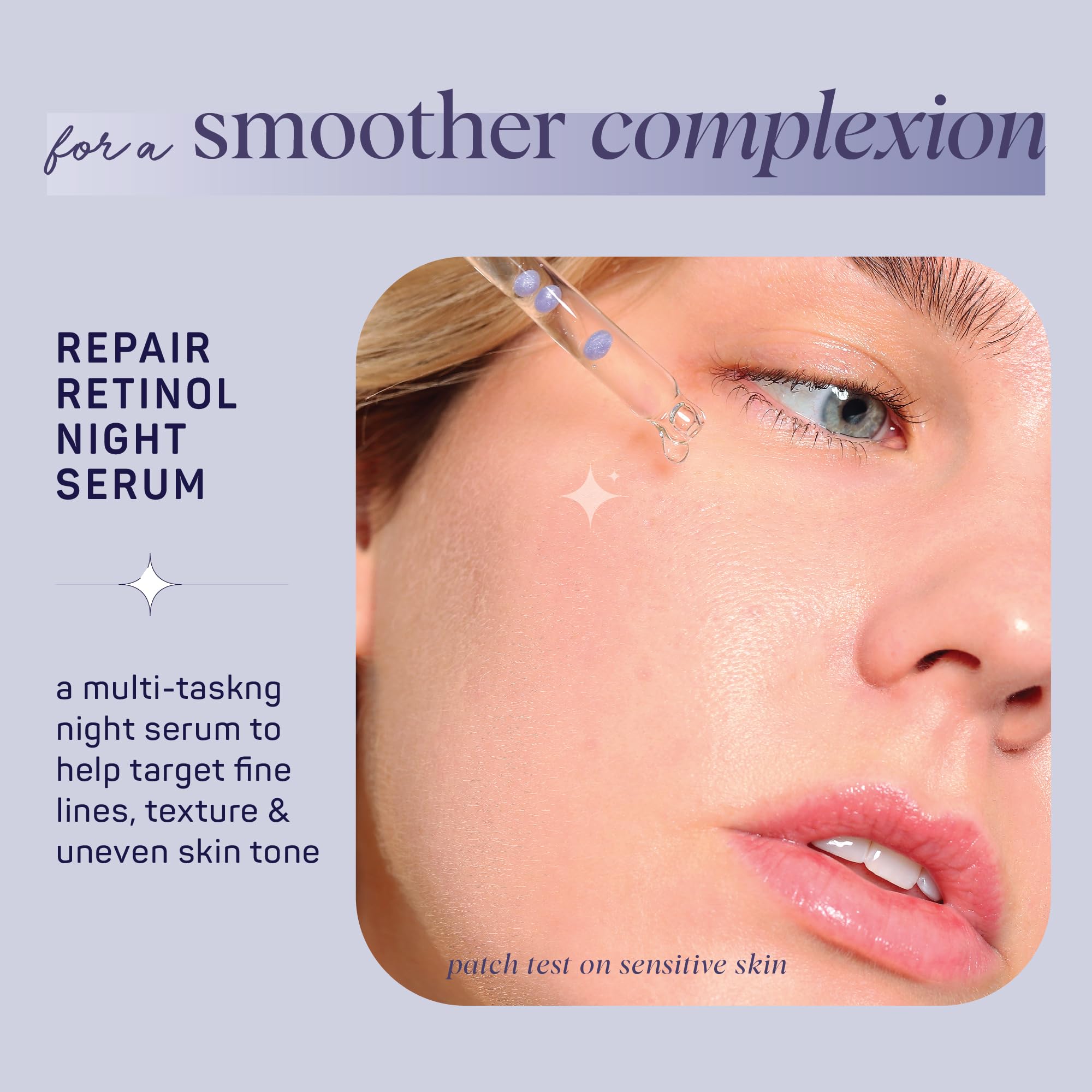 Spa Life Face Serum: REPAIR Retinol Night Serum 100 ml (3.7 oz) Smoothing, Resurfacing, Gently Exfoliating - Targets Fine Lines, Texture, Dark Spots - Boosts Cellular Turnover & Clearer Skin