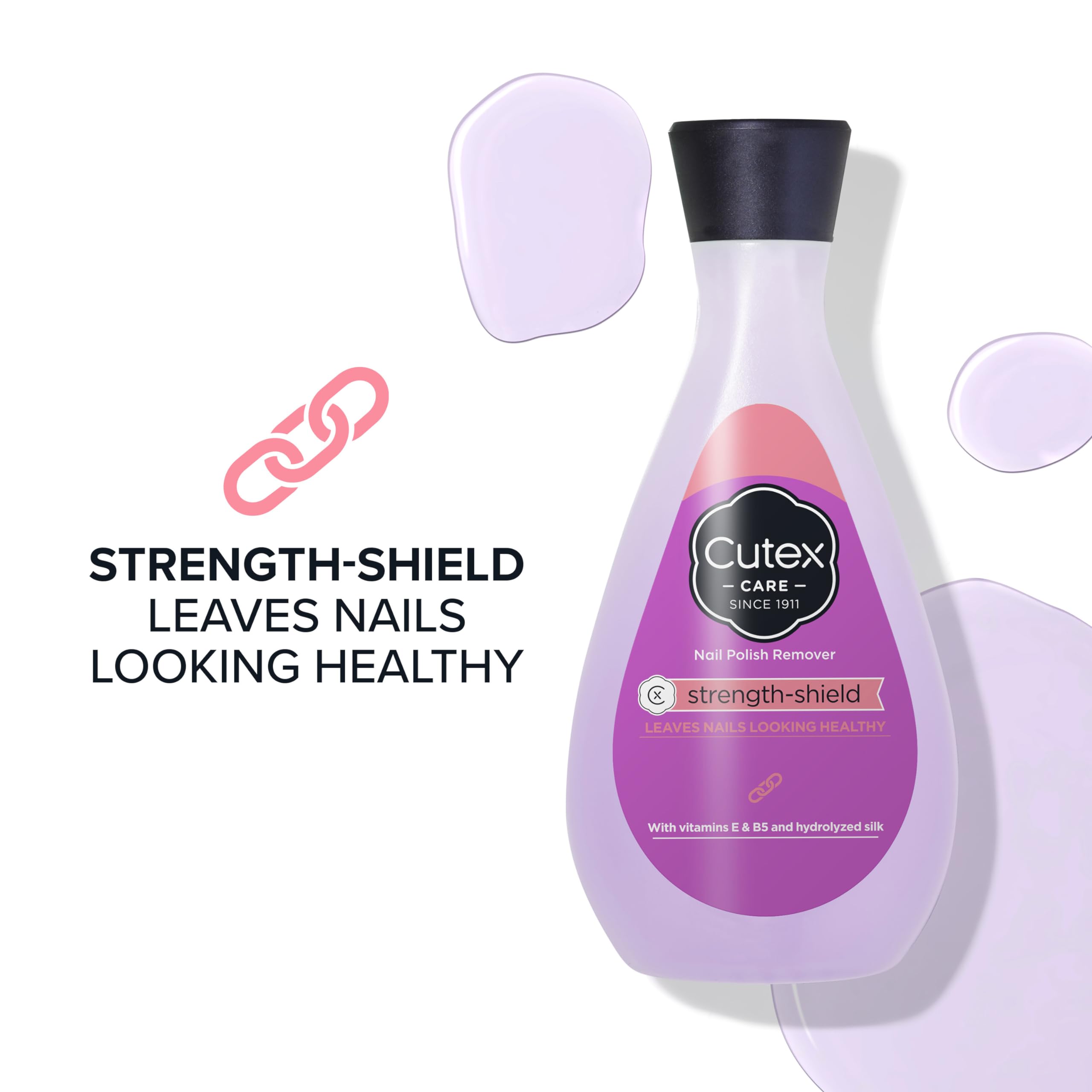 Cutex strength shield Nail Polish Remover 6.76 Fl Oz