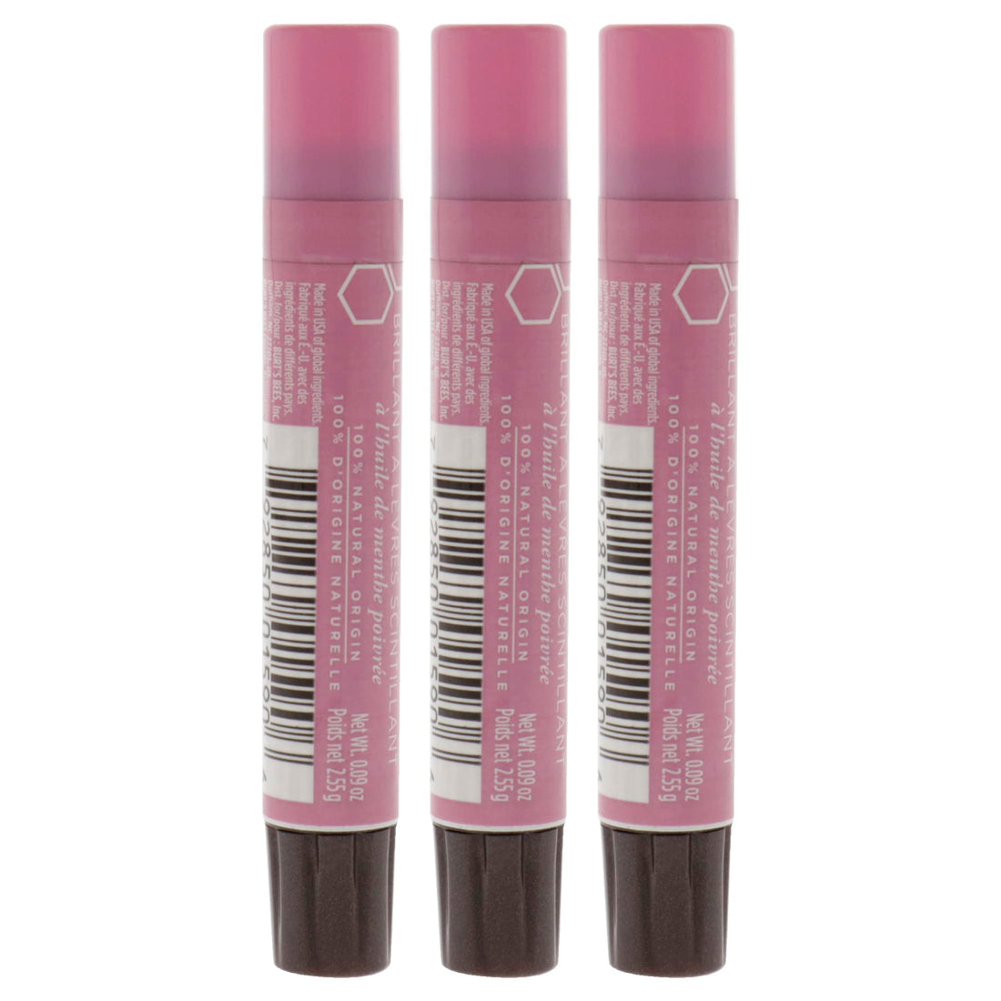 Burt's Bees Burts Bees Lip Shimmer - Strawberry Lip Shimmer Women 0.09 oz Pack of 3