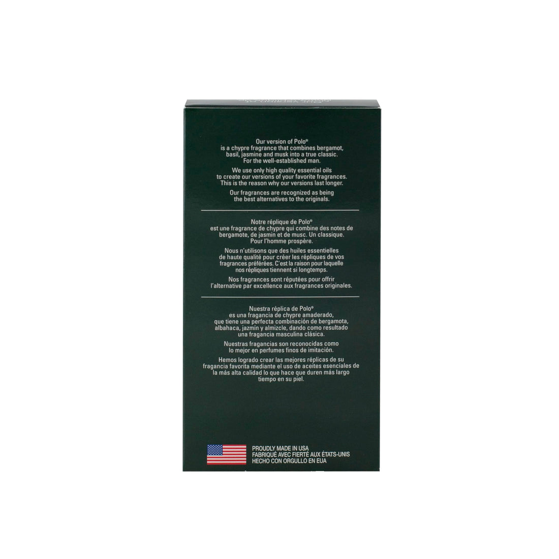 PB ParfumsBelcam Classic Match CM Eau De Toilette, Our version of a Designer EDT, 75ml.