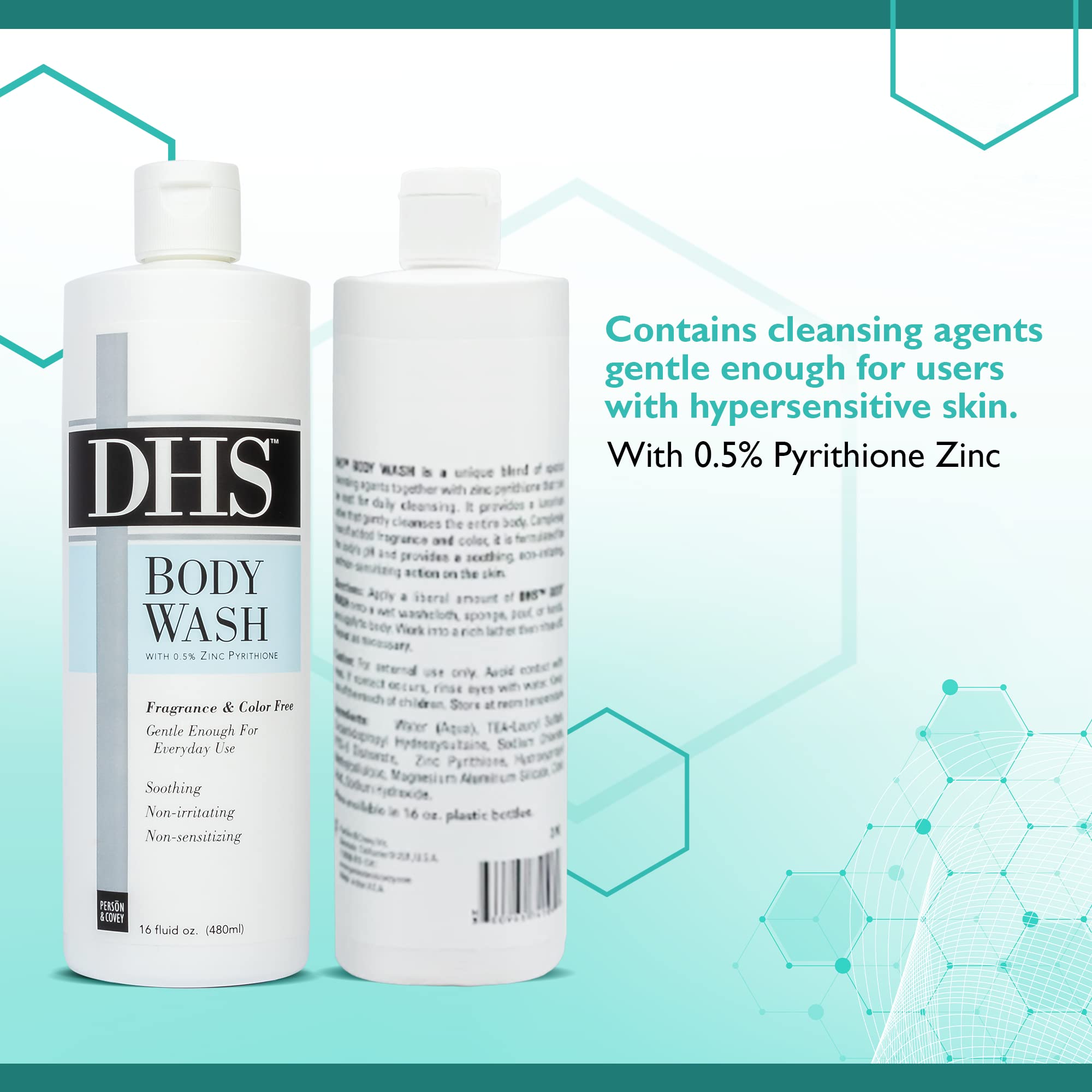 Person Covey DHS Body Wash