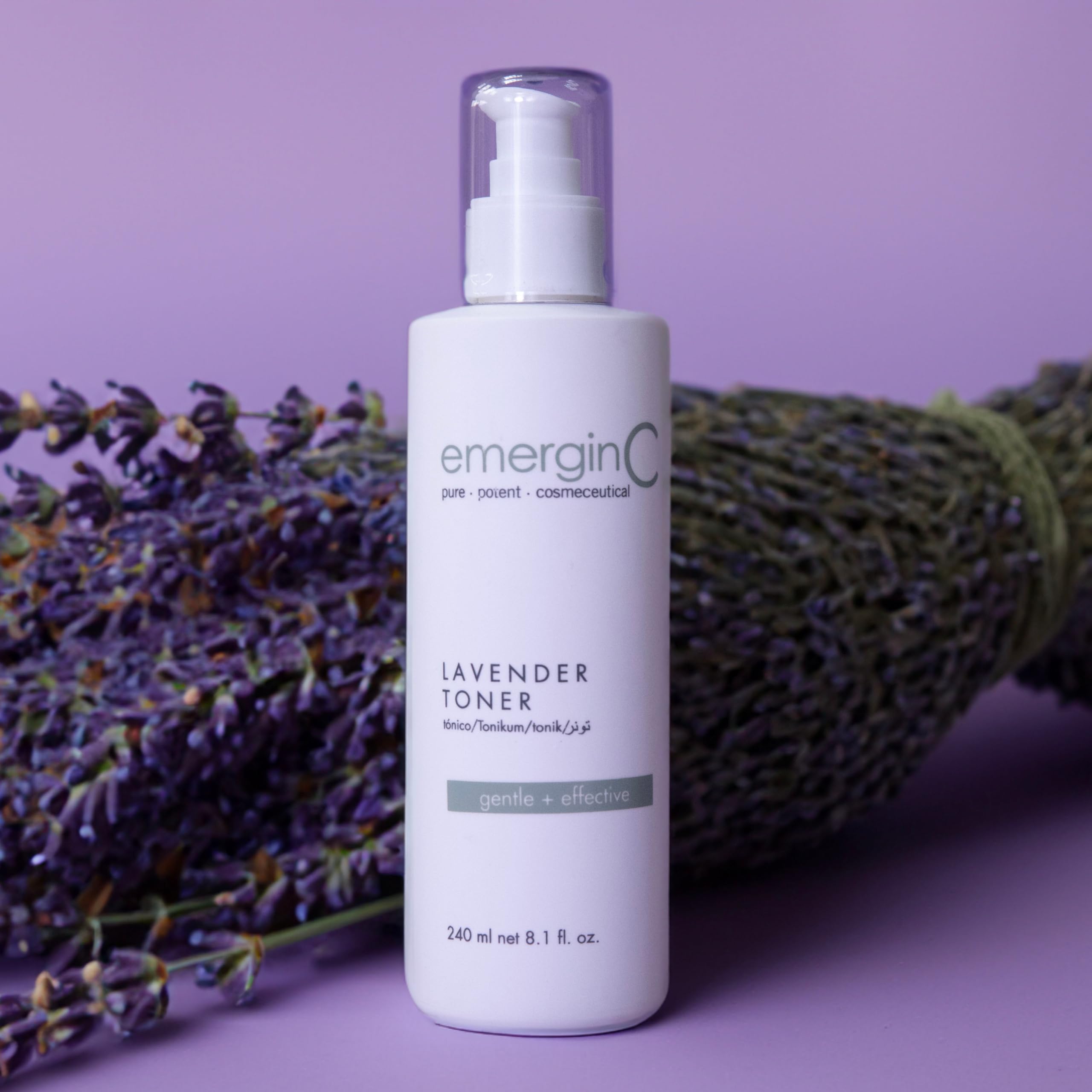 emerginC - Lavender Toner, 240ml / 8.1oz