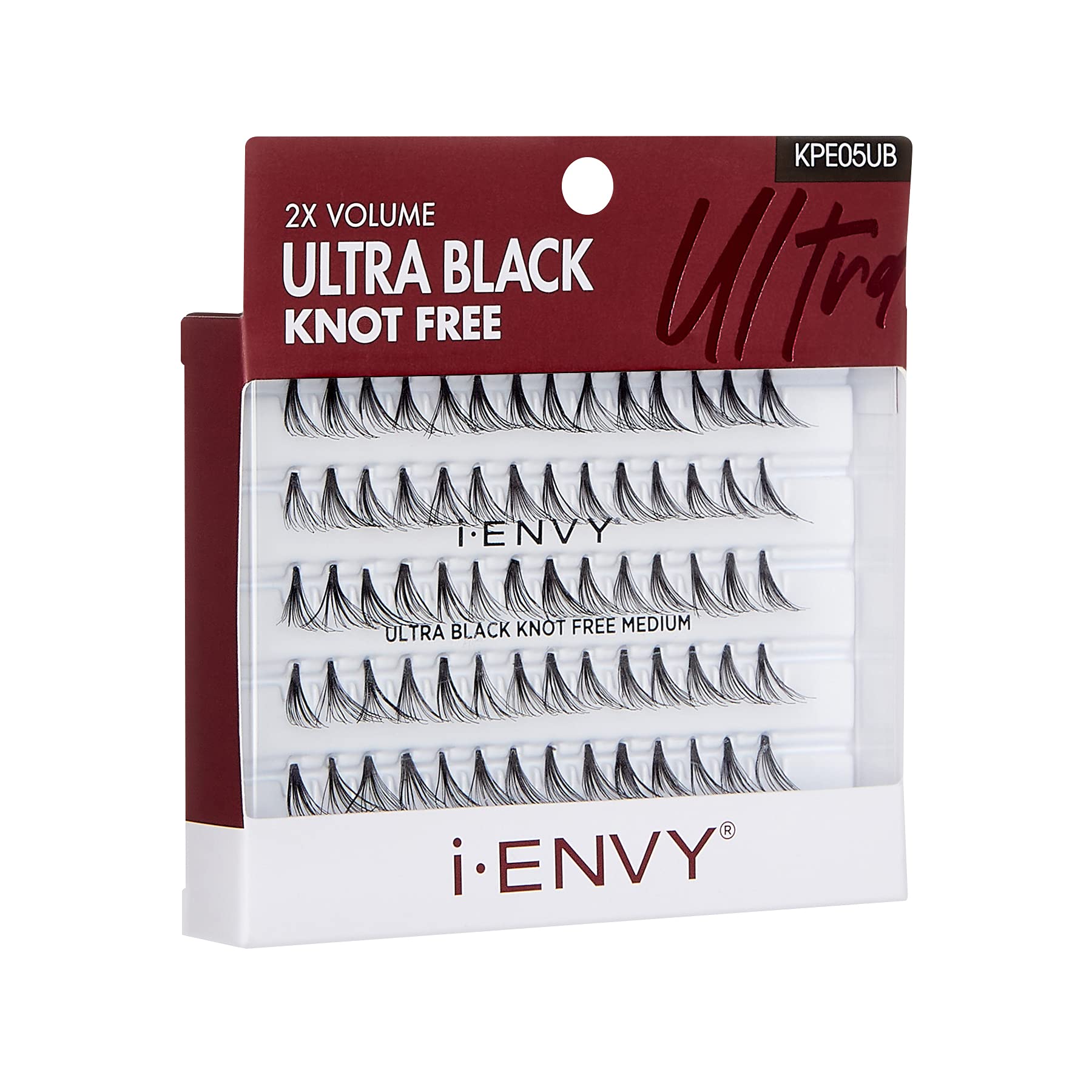 Kiss I Envy Knot Free Medium 70 Lashes Ultra Black