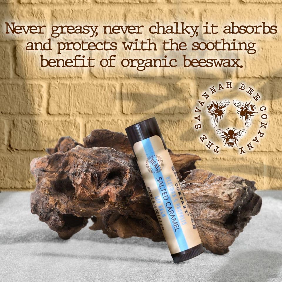 Savannah Bee Salted Caramel Beeswax & Propolis Lip Balm 4.2g