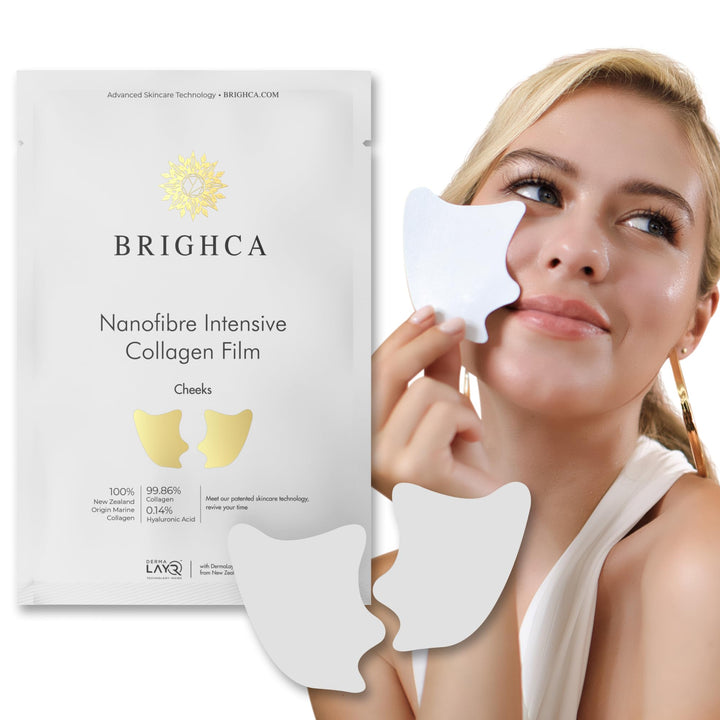 BRIGHCA Melting Collagen Film Refill Pack (8 Pouches) - Part of Brighca’s Melting Collagen Set | Anti-Aging Korean Skin Care Collagen Routine (CHEEKS)